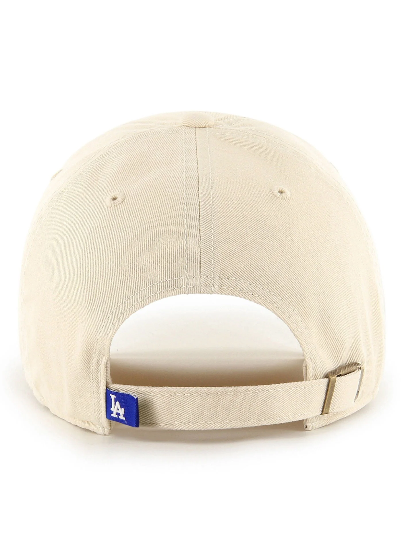 MLB Clean Up Natural/Black Emb Los Angeles Dodgers Hat - Image 2