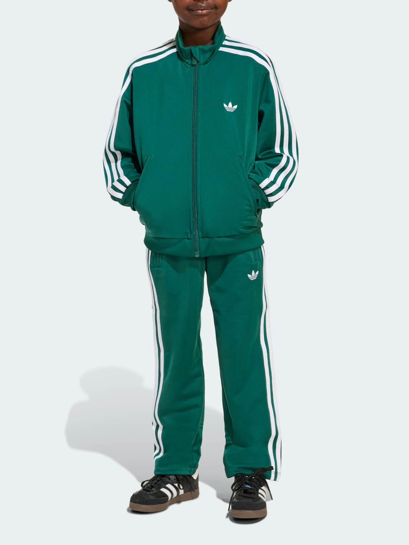 Adicolor Firebird Green Collegiate/White Tracksuit (Kids 2-7)