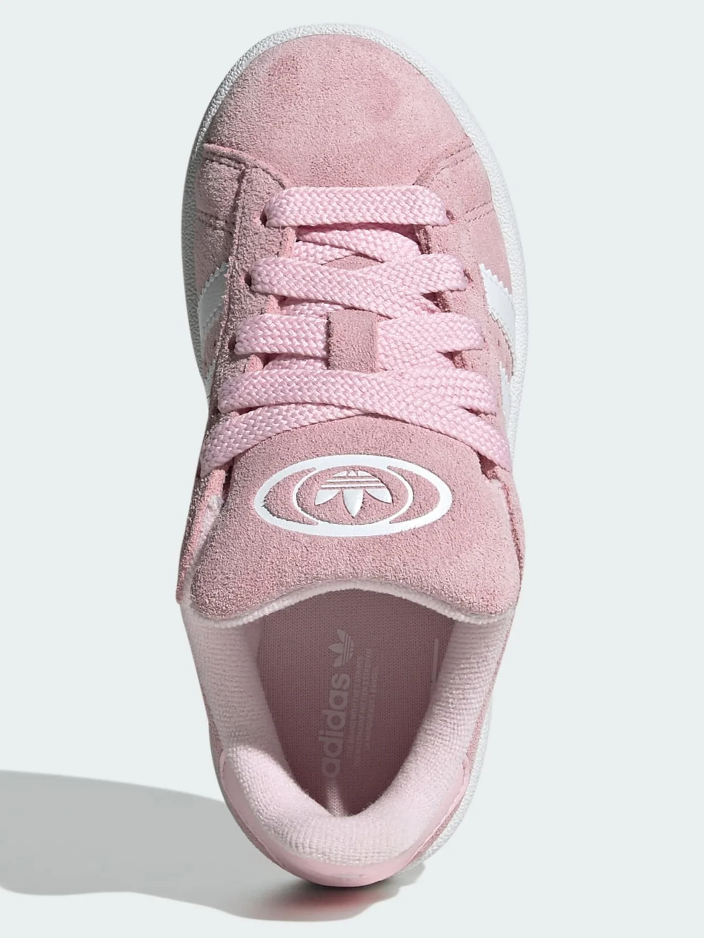 Campus 00s Clear Pink/Cloud White/Gum Shoes (Kids) - Image 2