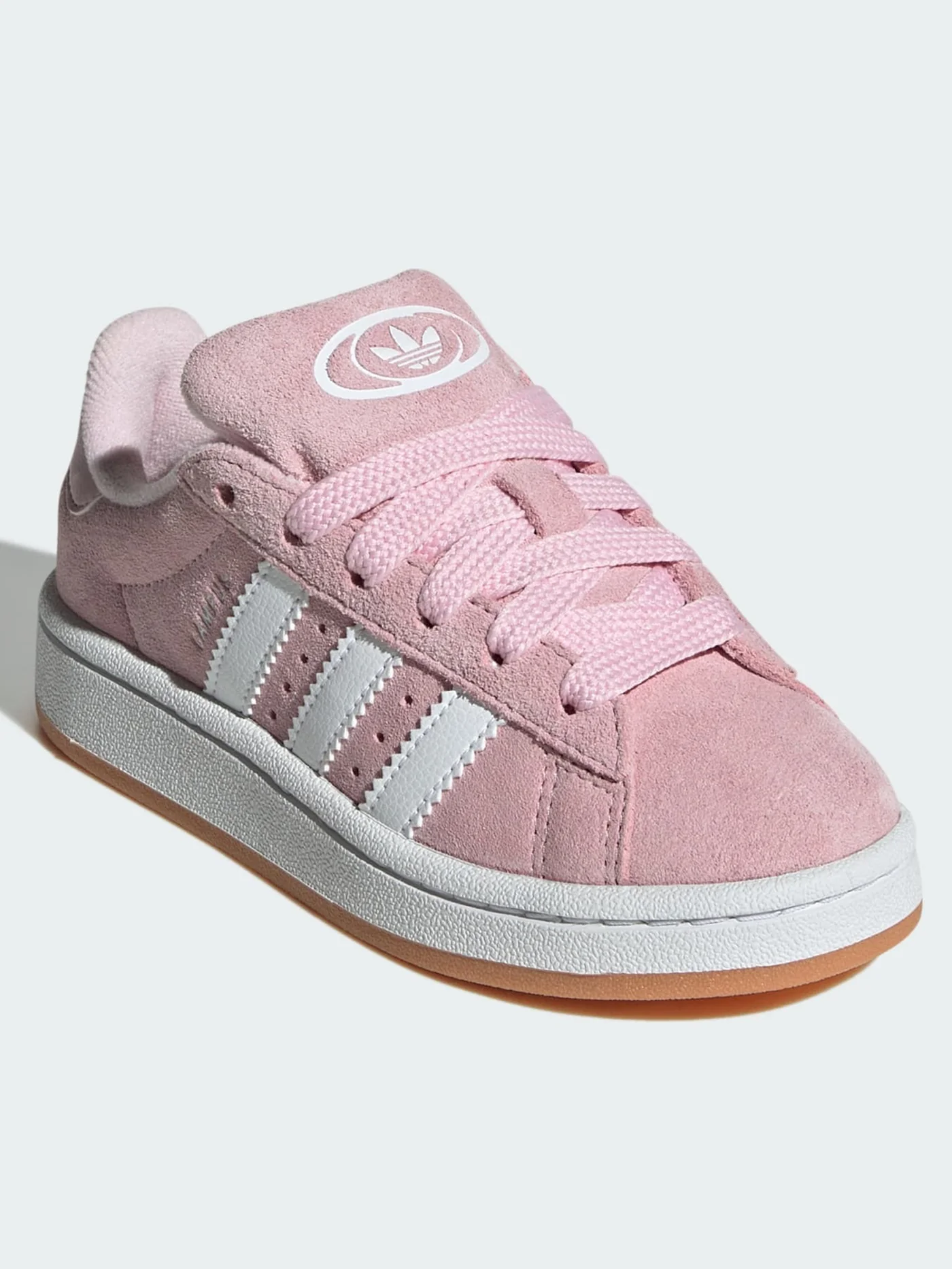 Campus 00s Clear Pink/Cloud White/Gum Shoes (Kids) - Image 4