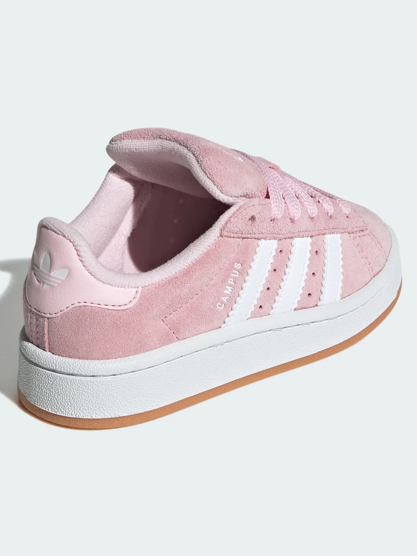 Campus 00s Clear Pink/Cloud White/Gum Shoes (Kids) - Image 5