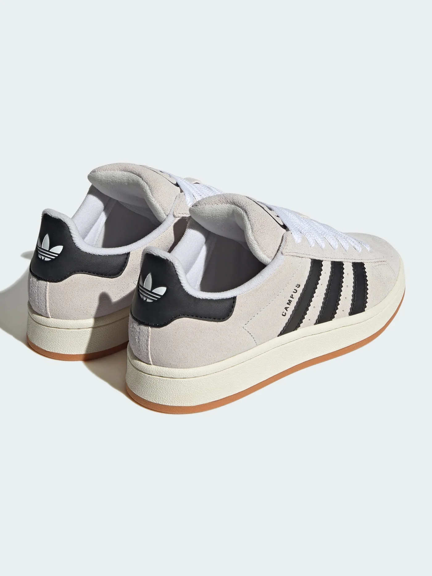 Campus 00s Crystal White/Core Black/Off White Shoes - Image 5