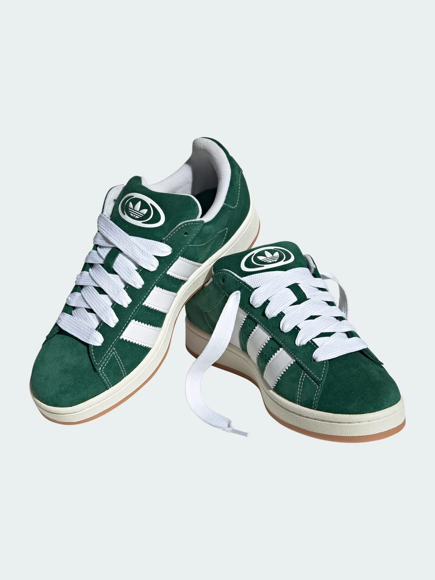 Campus 00s Dark Green/White/Off White Shoes - Image 5
