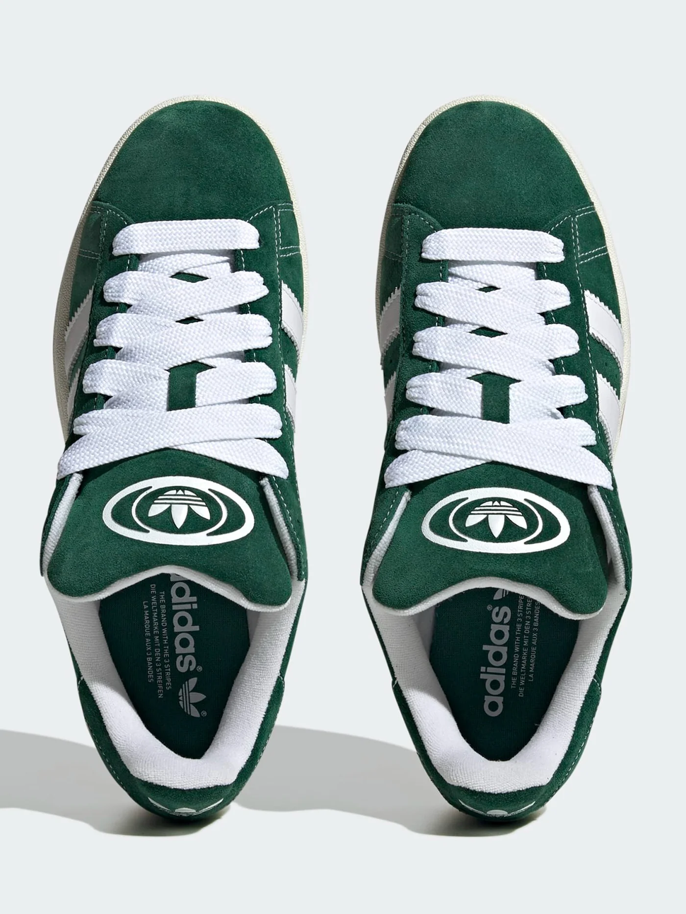 Campus 00s Dark Green/White/Off White Shoes - Image 6
