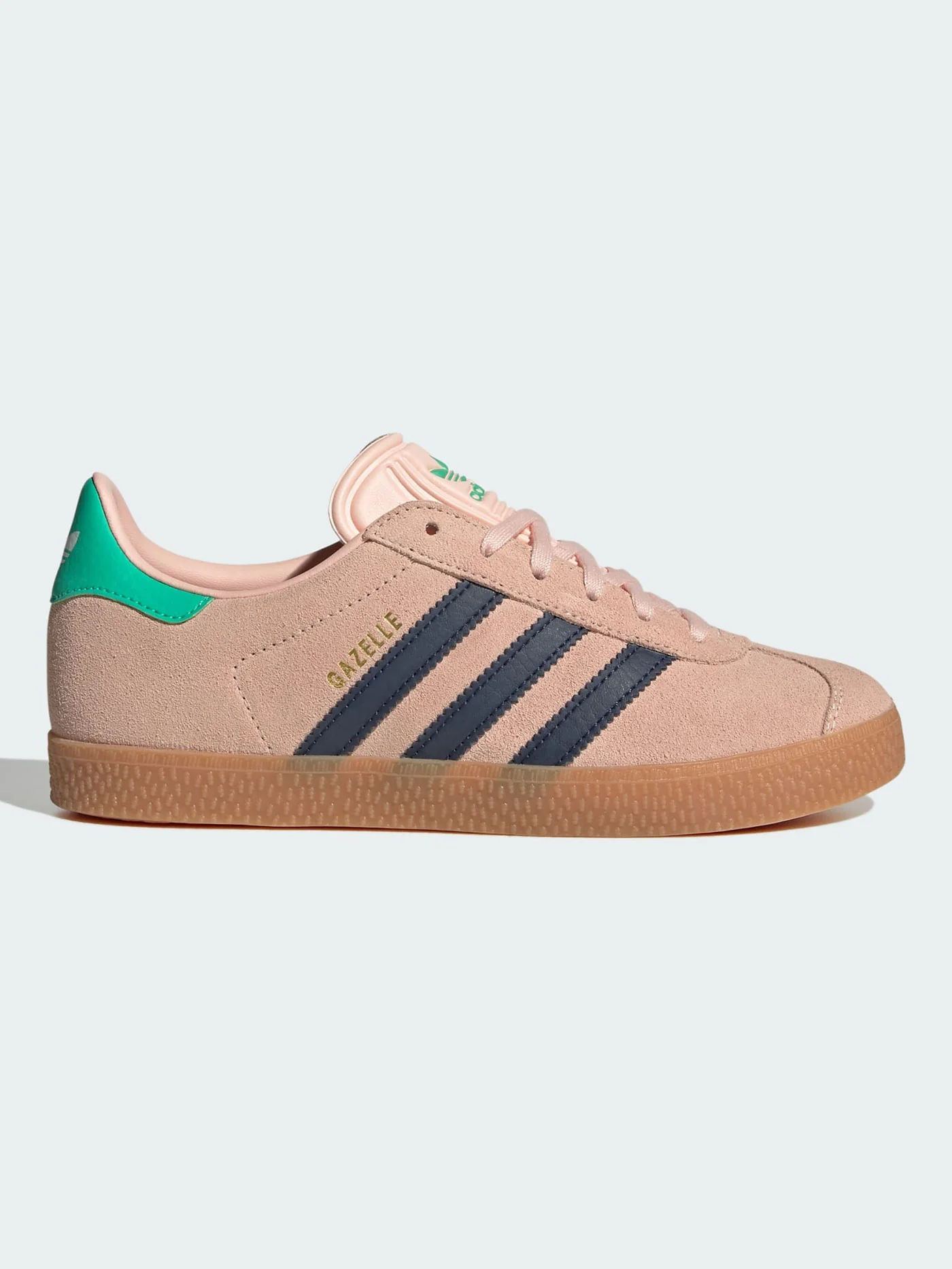 Gazelle Blush Pink/Night Indigo/Hi-Res Green Shoes (Youth 7-14)