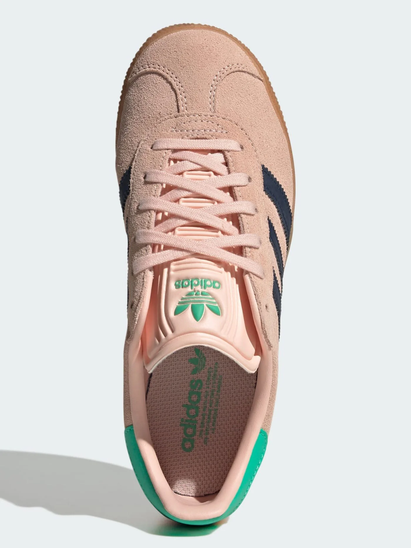 Gazelle Blush Pink/Night Indigo/Hi-Res Green Shoes (Youth 7-14) - Image 5