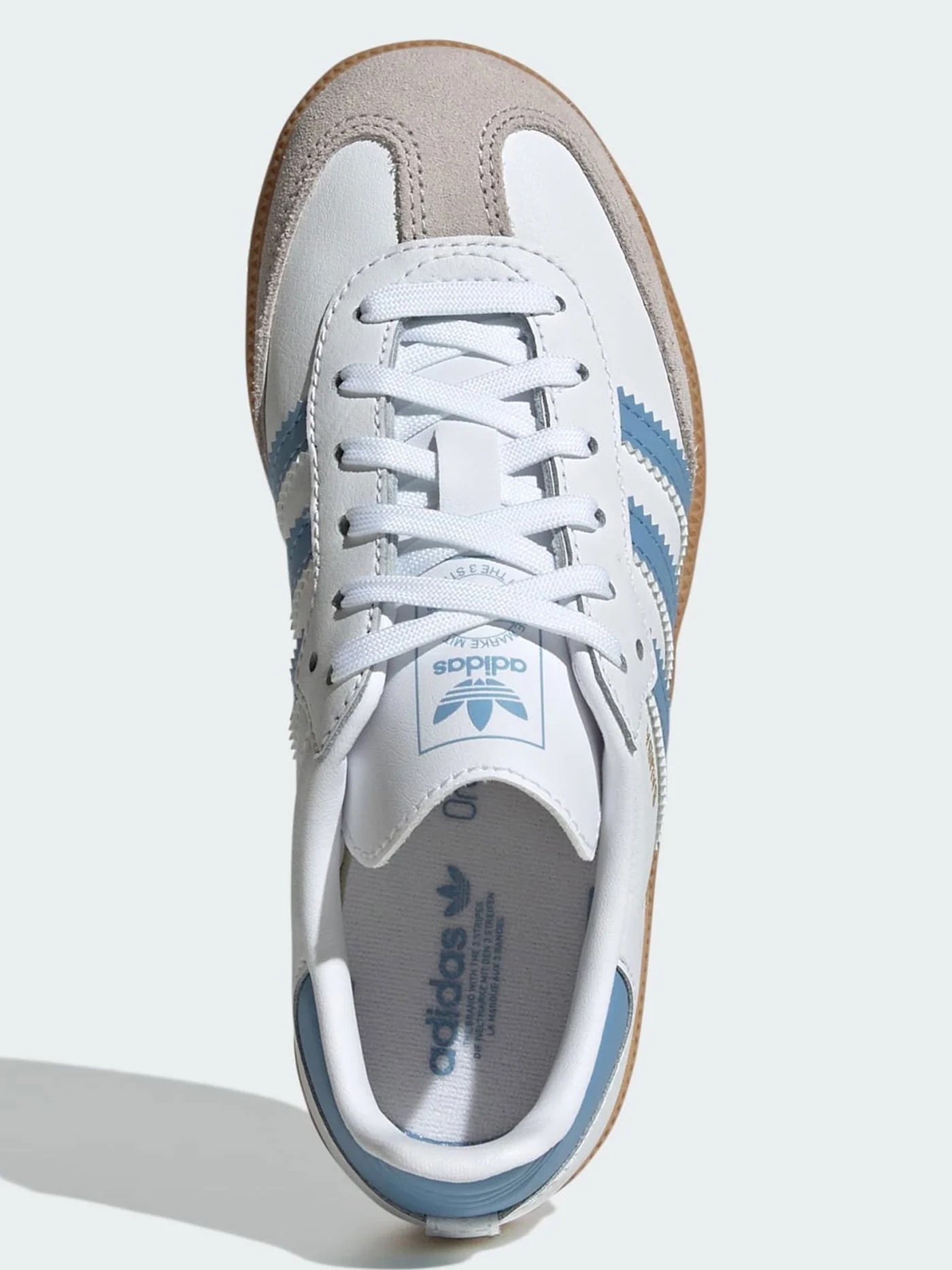 Samba OG White/Ash Blue/Gum Shoes (Kids) - Image 5