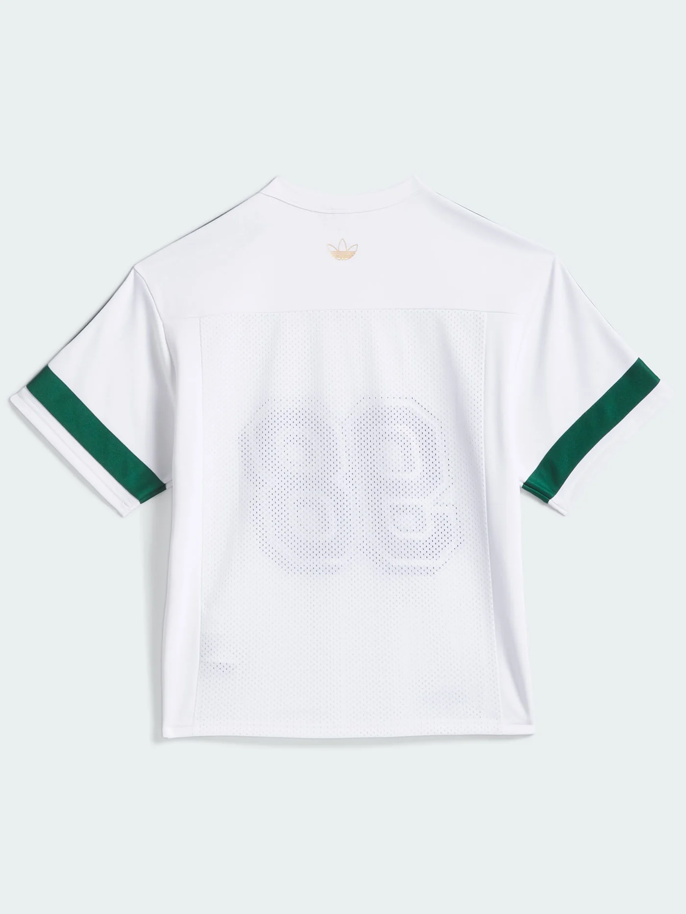 Skate Tyshawn Football Jersey White/Ice Gold Met/Collegiate Green T-Shirt - Image 5
