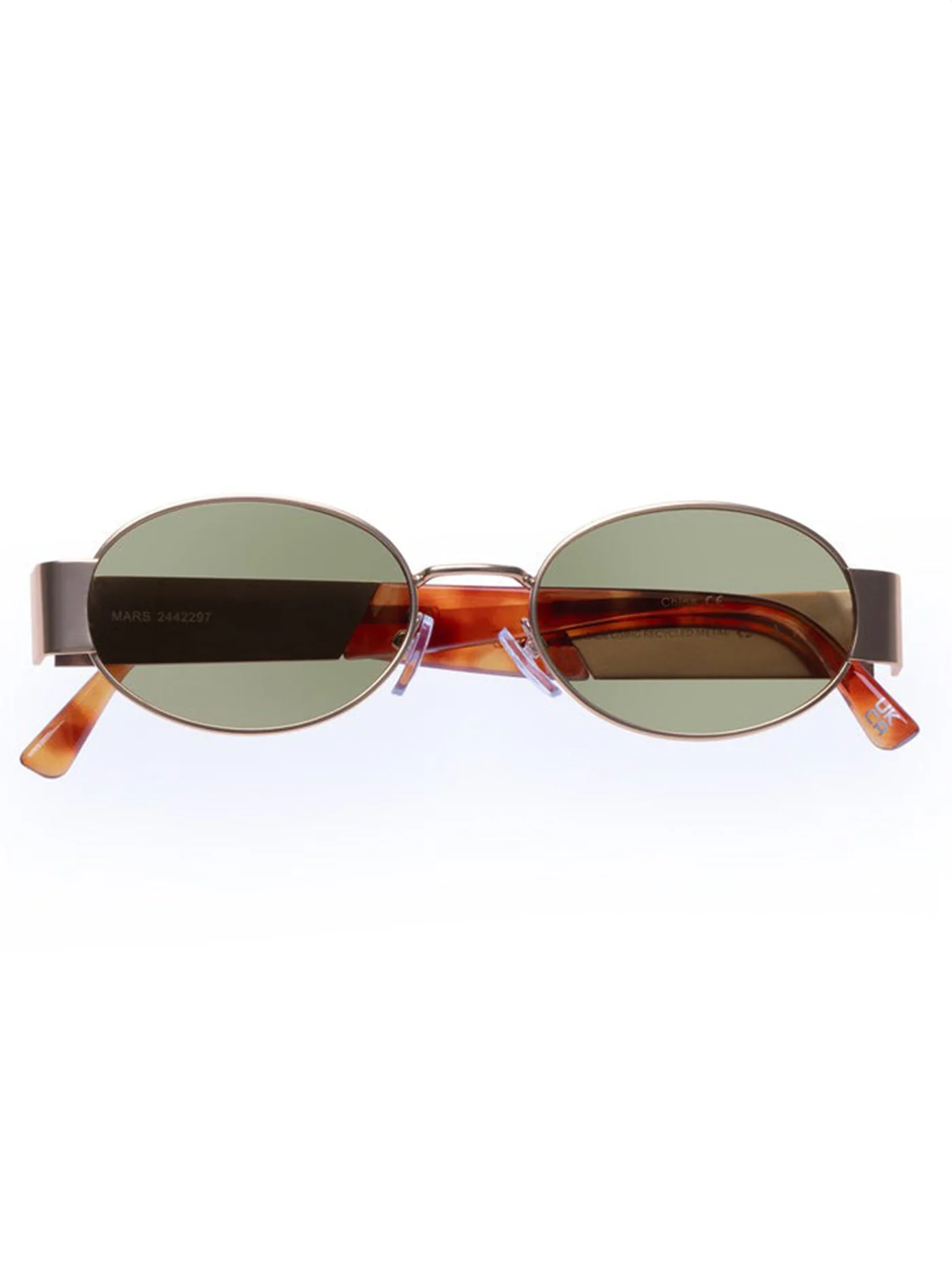 Mars Satin Gold Vintage/Khaki Sunglasses - Image 3