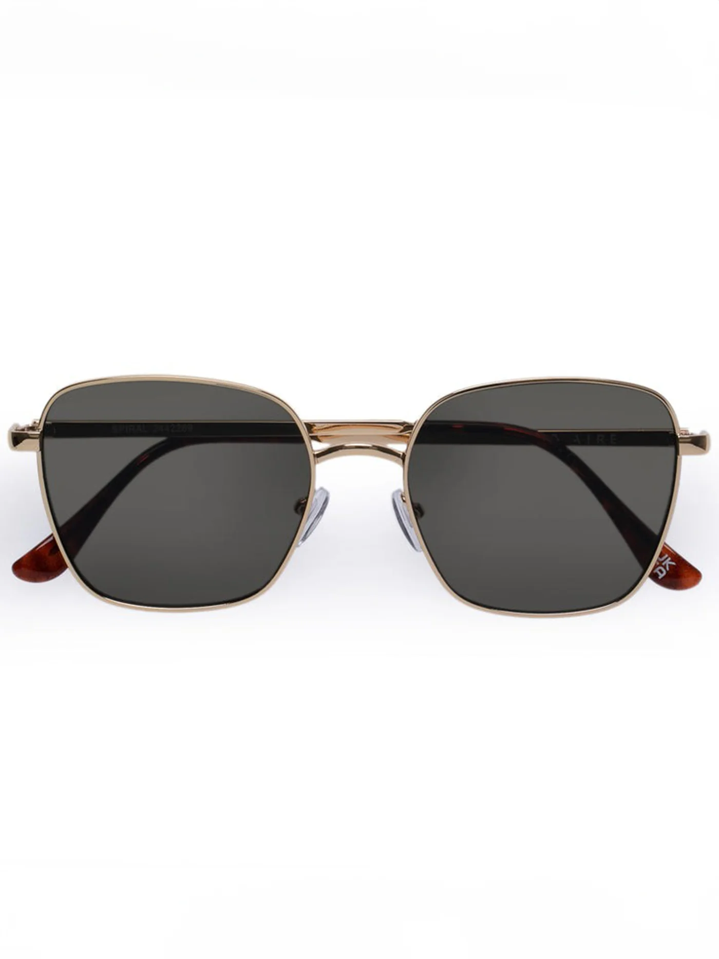 Spiral Gold/Green Mono Sunglasses - Image 3