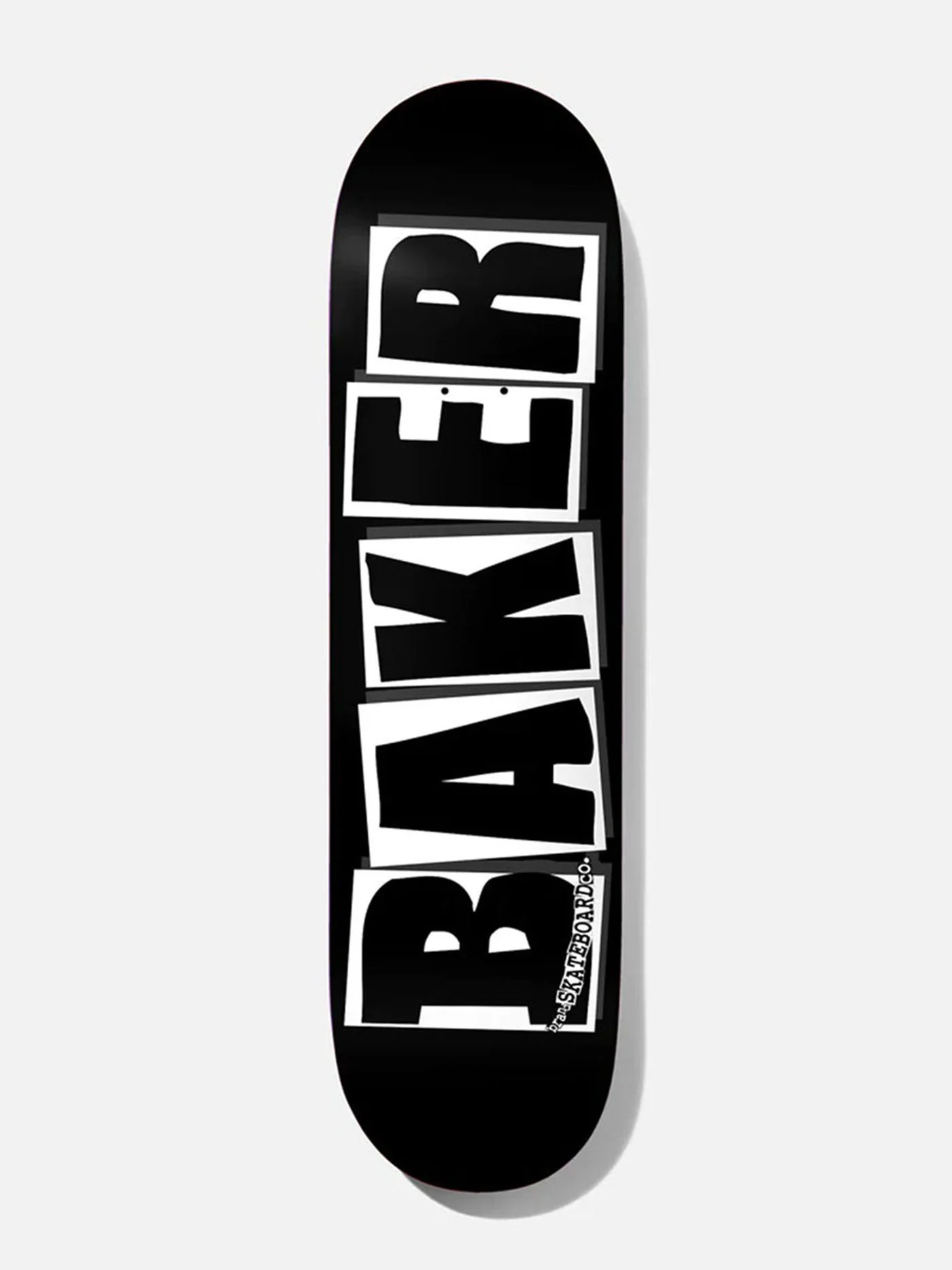 Brand Logo Black/White Skateboard Deck
