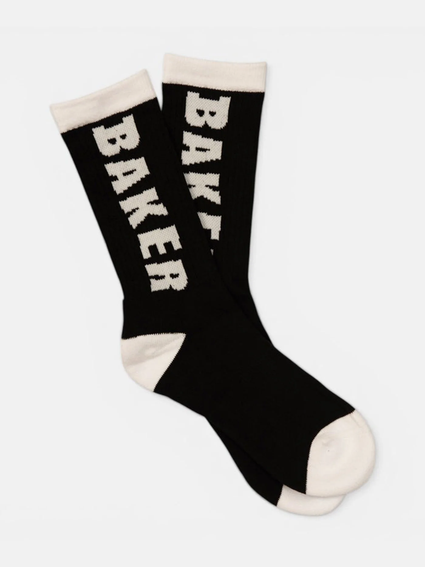 Letters Black Socks