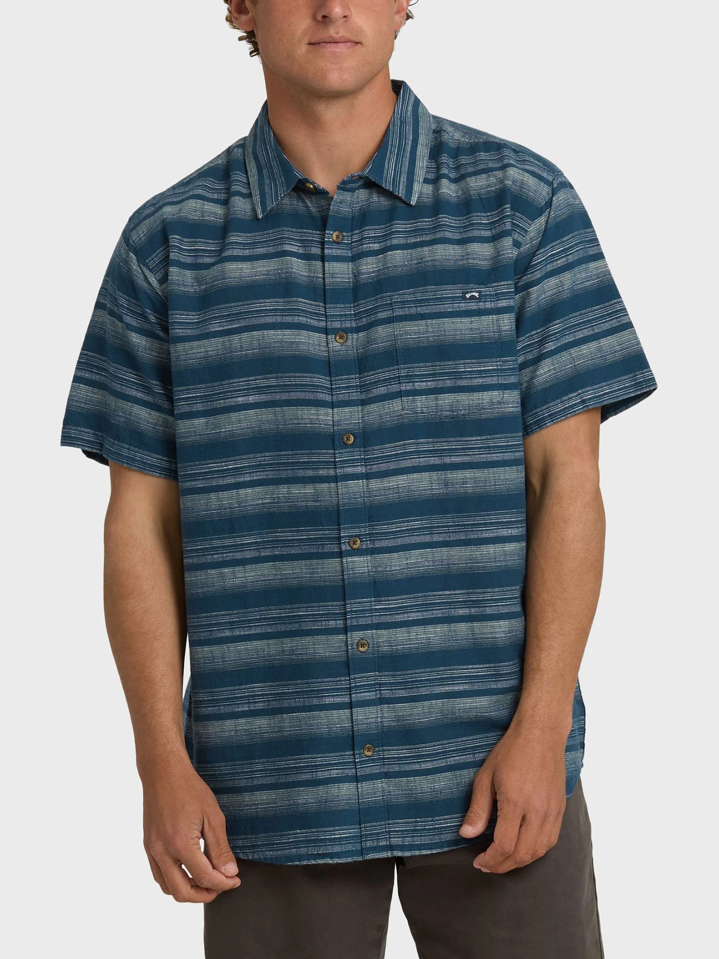 All Day Stripe Short Sleeve Buttondown Shirt - Image 5