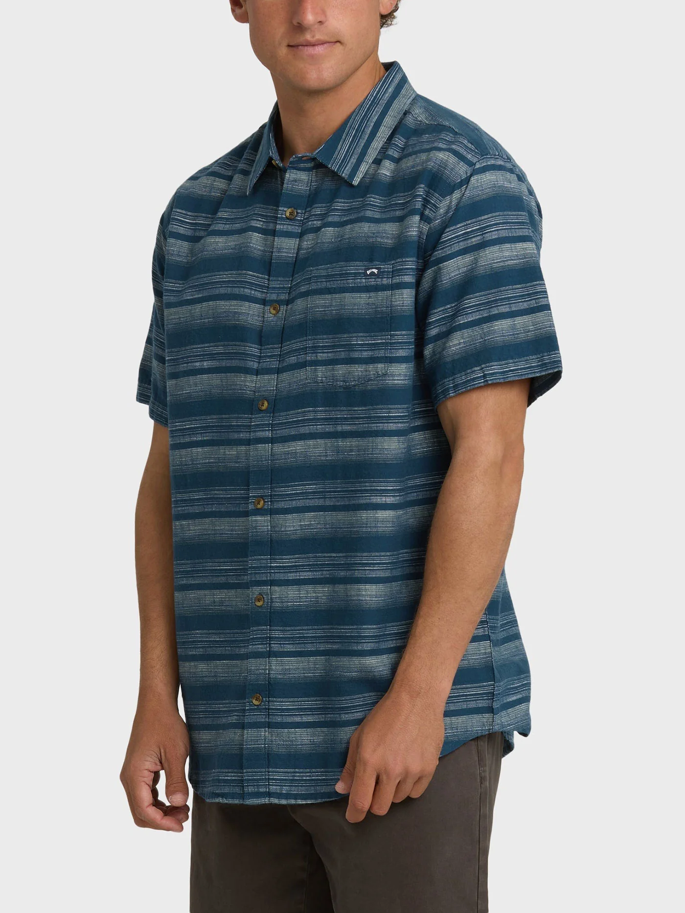 All Day Stripe Short Sleeve Buttondown Shirt - Image 6