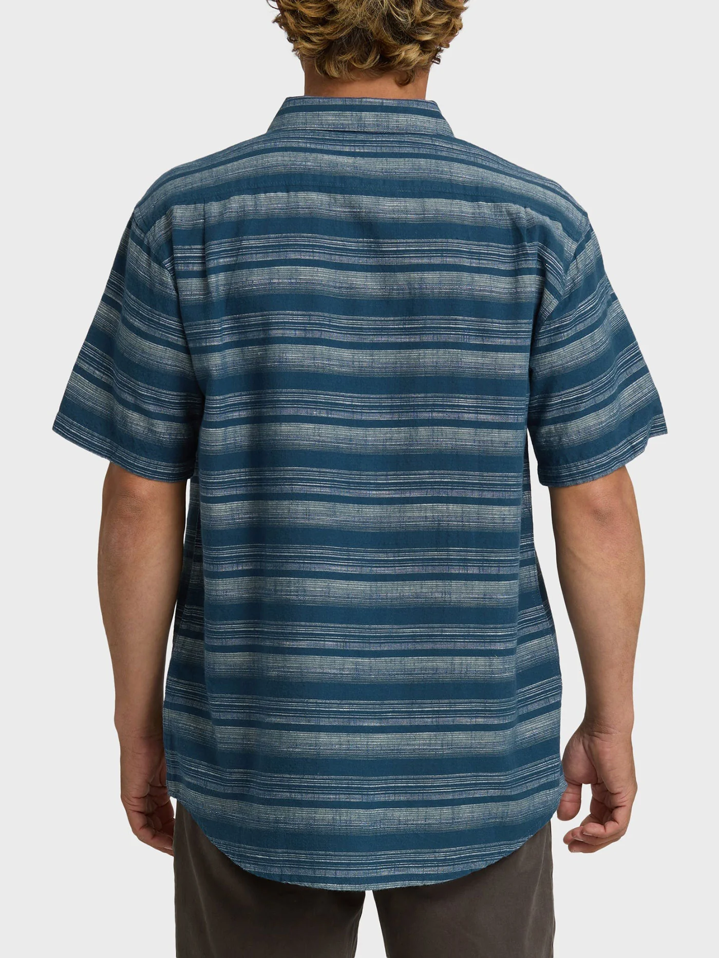 All Day Stripe Short Sleeve Buttondown Shirt - Image 7