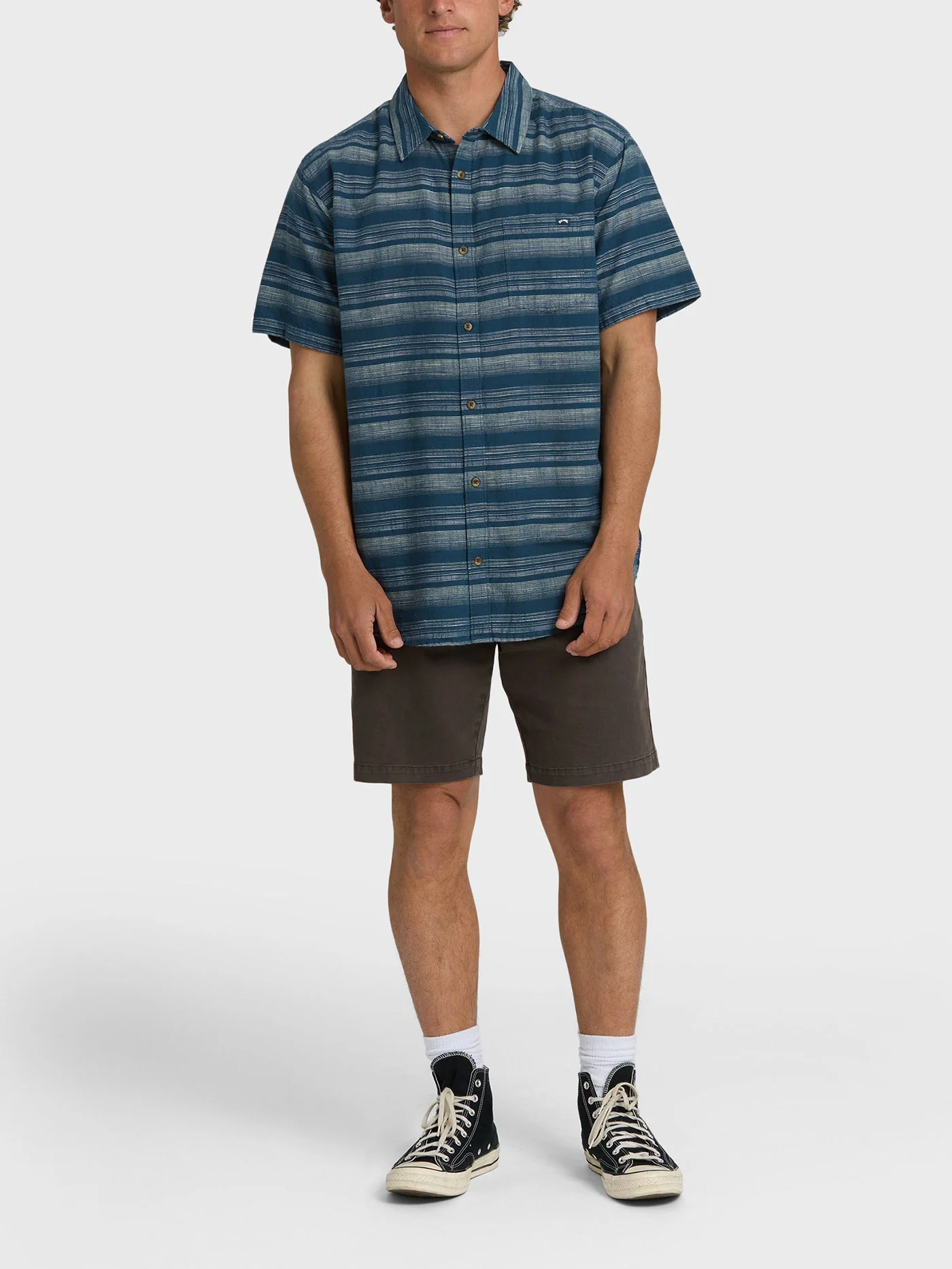 All Day Stripe Short Sleeve Buttondown Shirt - Image 8