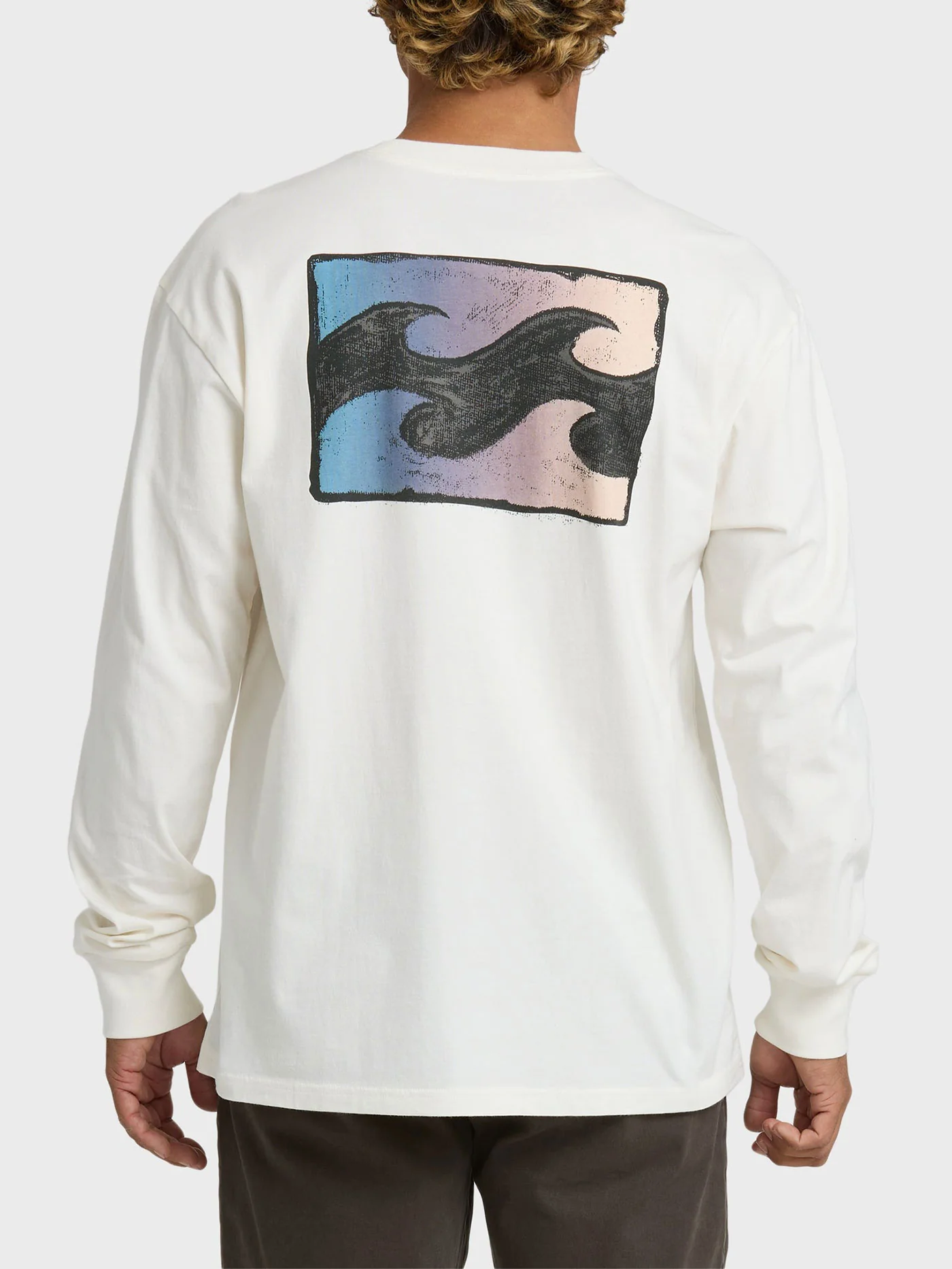 Crayon Wave Premium Long Sleeve T-Shirt - Image 3