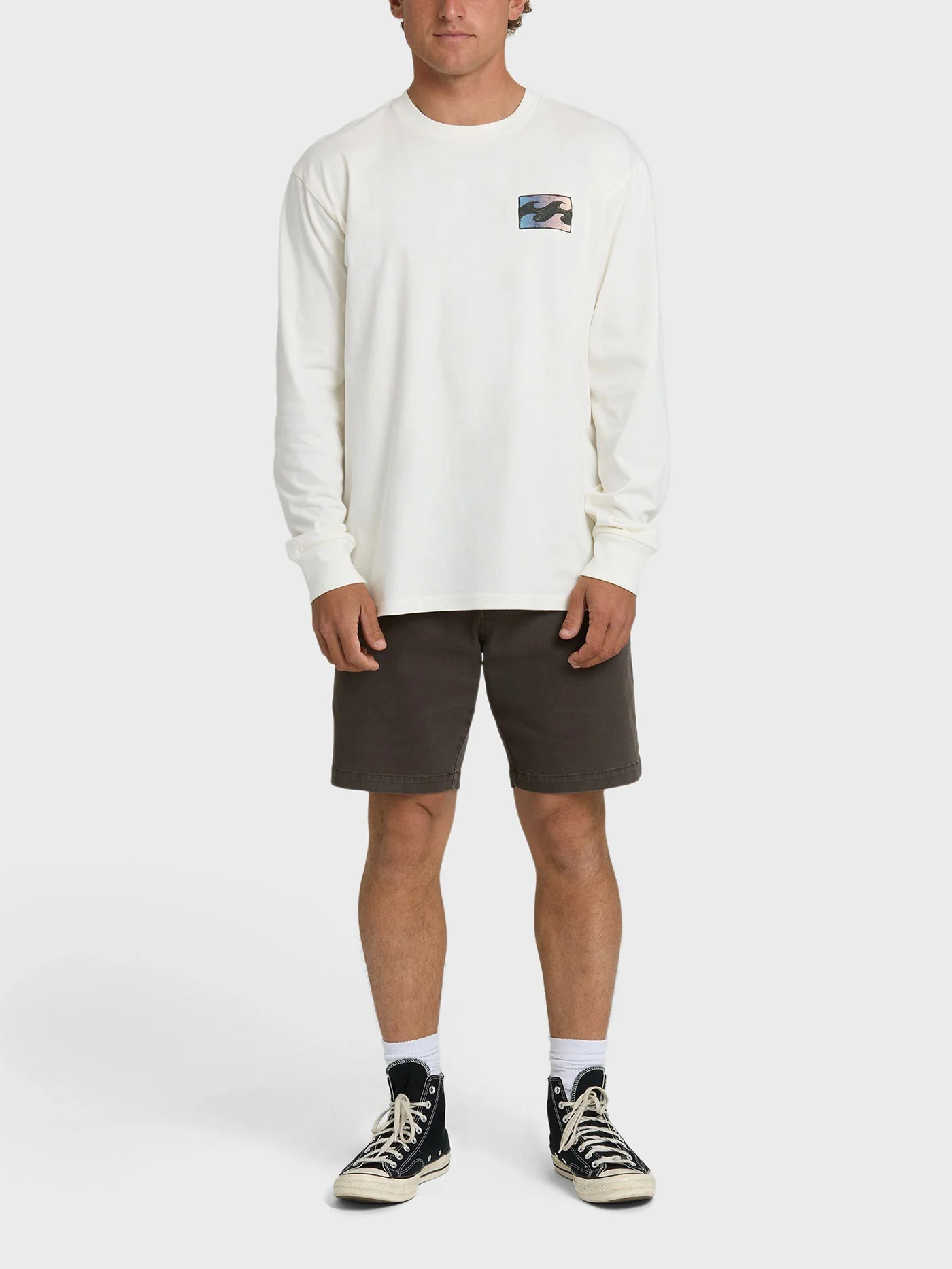 Crayon Wave Premium Long Sleeve T-Shirt - Image 4