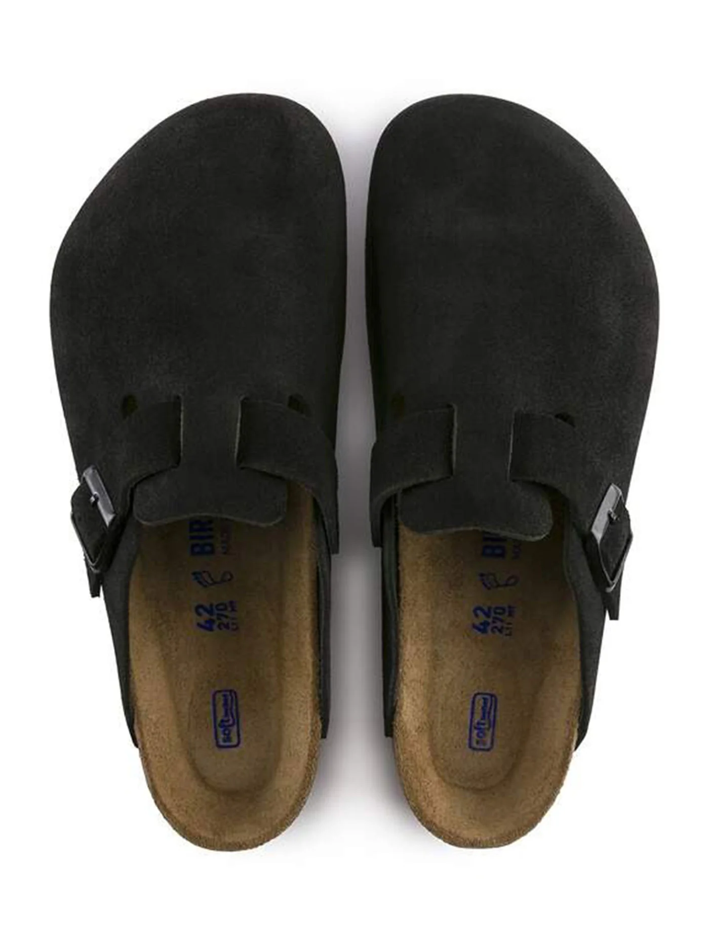 Boston Soft Footbed Suede N Black Shoes - Image 5