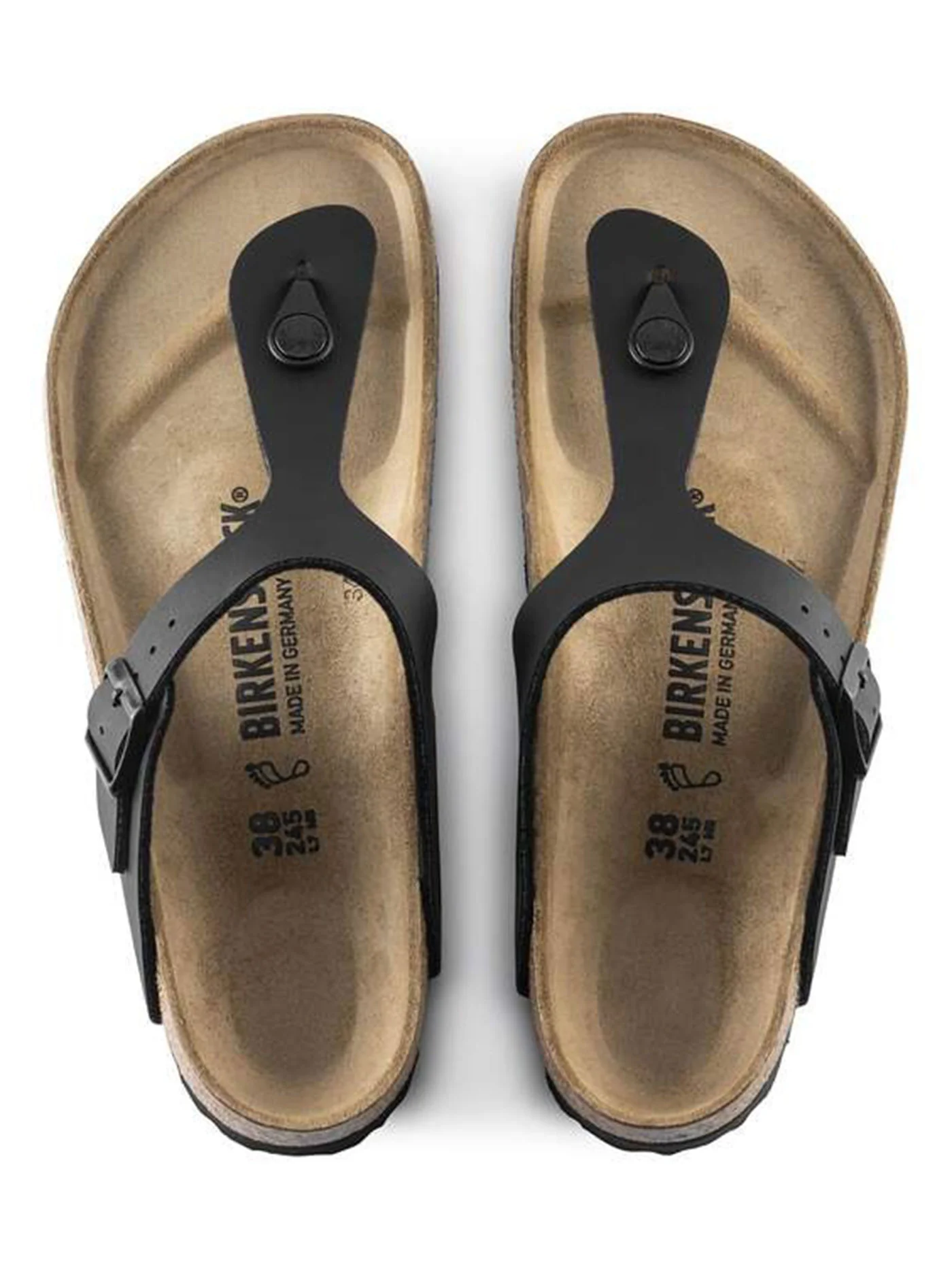 Gizeh Birko-Flor N Black Sandals - Image 5