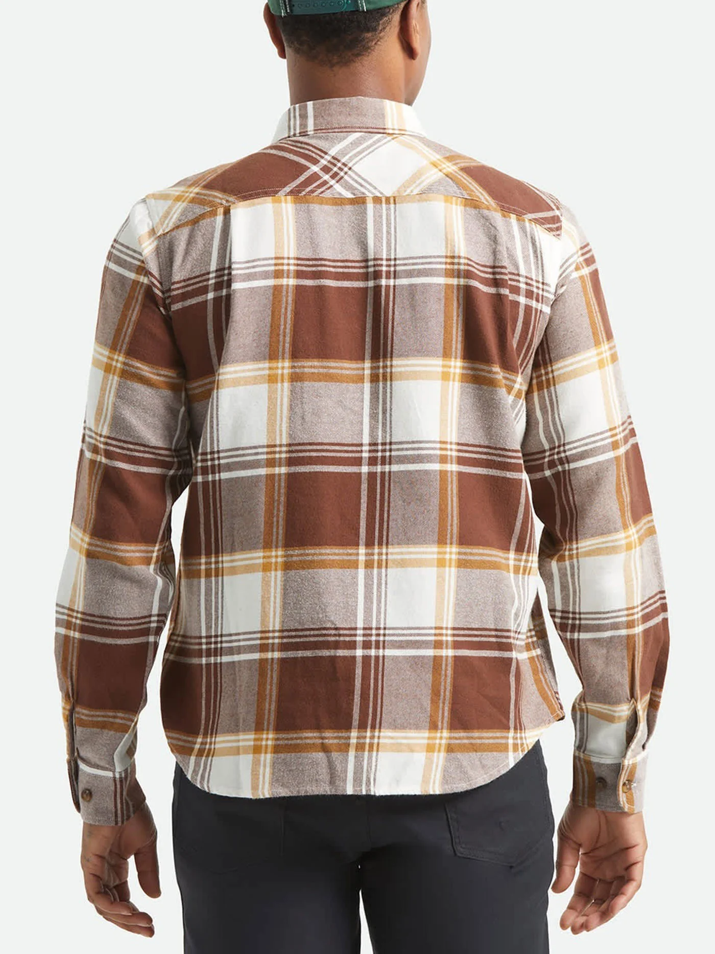 Bowery Lighweight Soft Flannel Long Sleeve Buttondown Shirt - Image 2