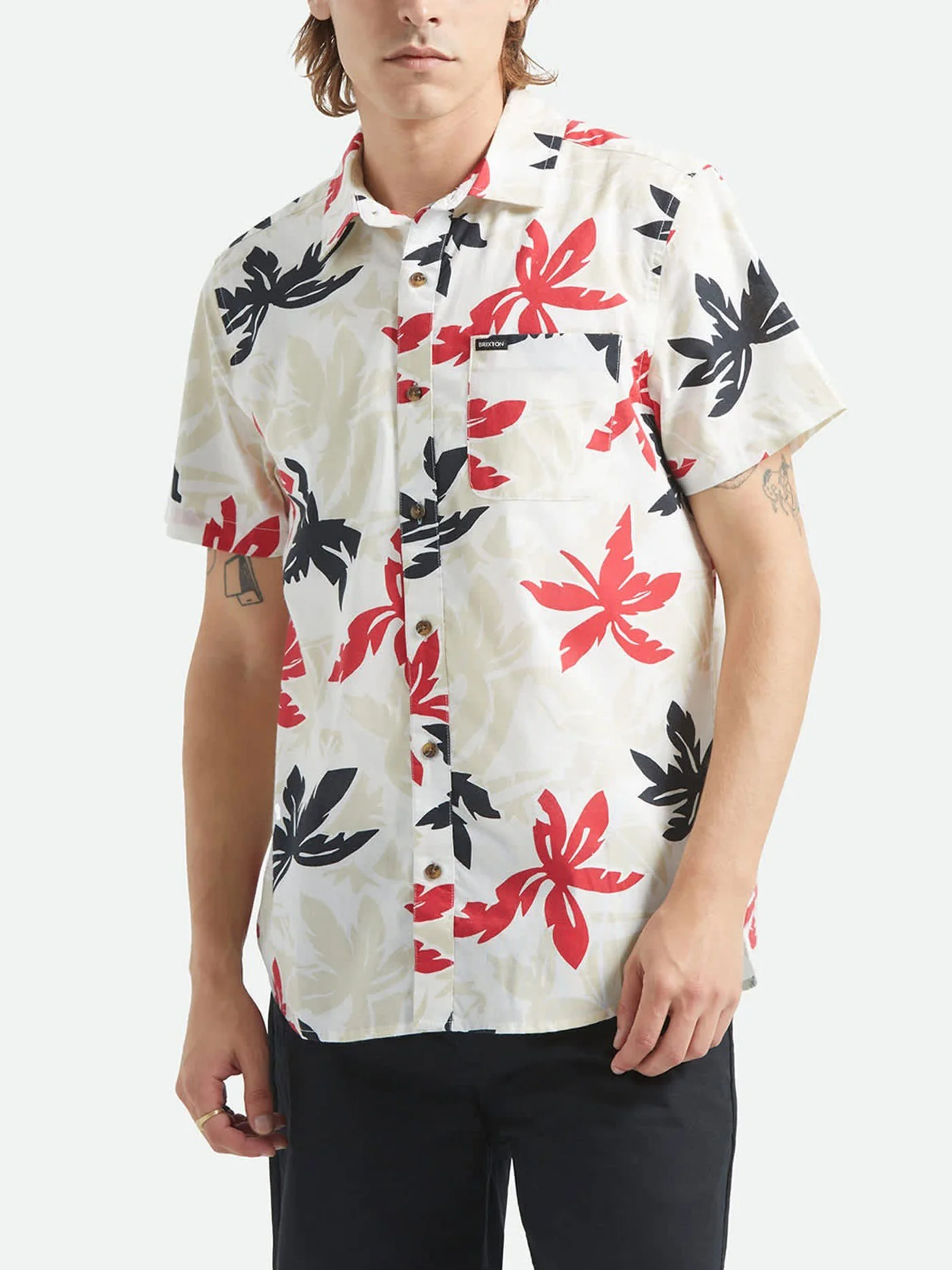 Charter Print Short Sleeve Buttondown Shirt - Image 3