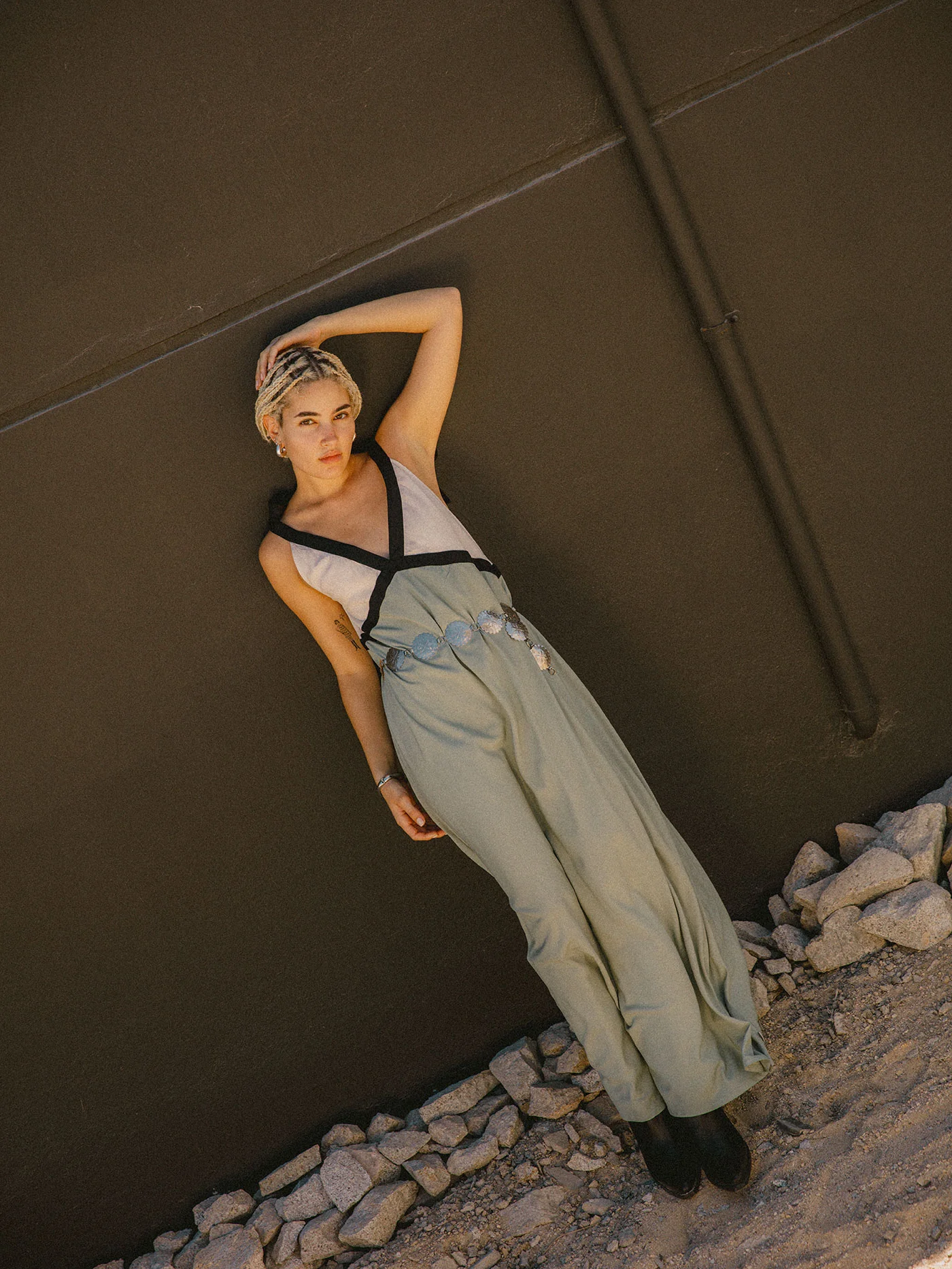 Sunset Tie Slip Dress - Image 3