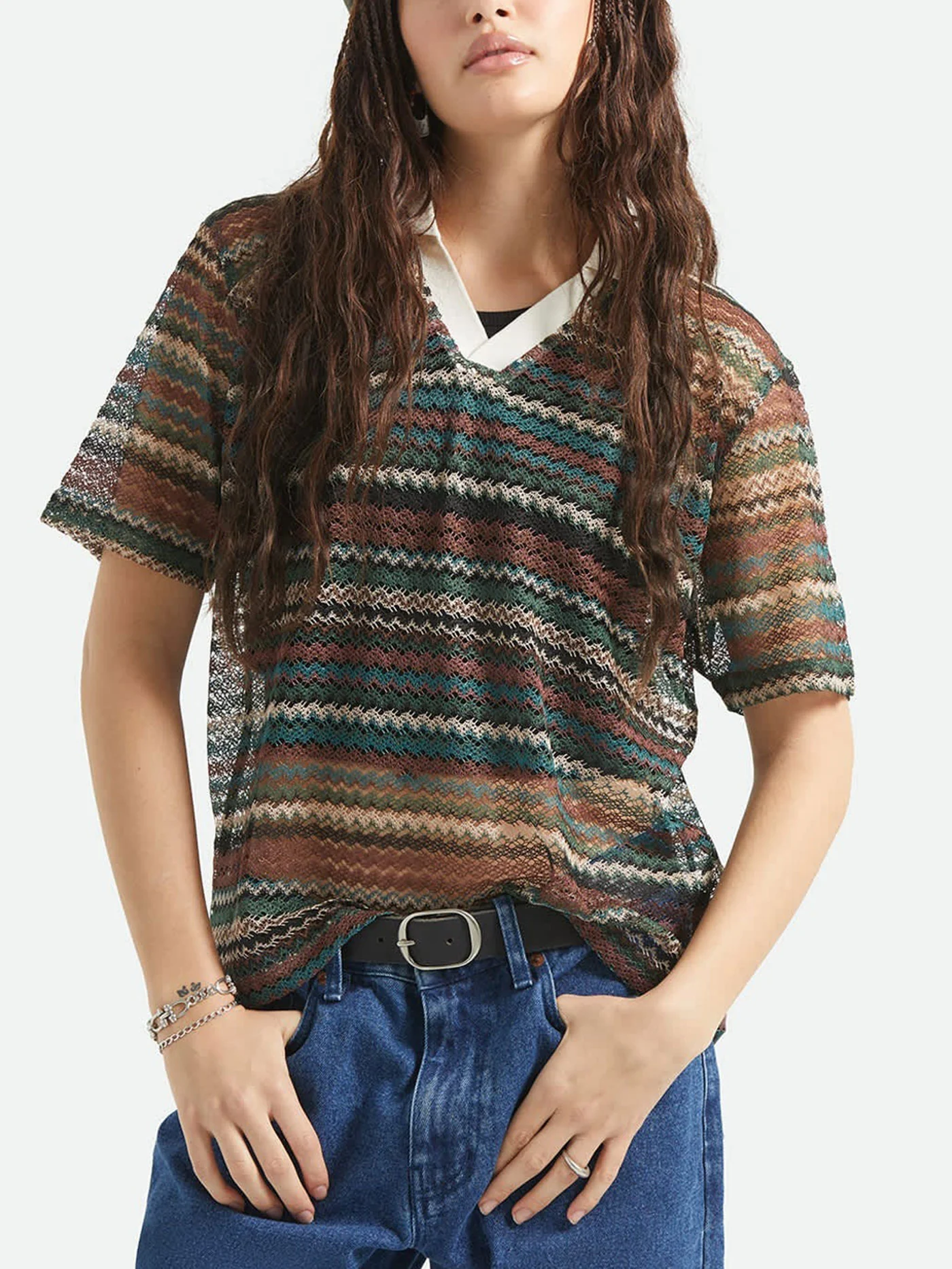 Varsity Multi Retro Stripe T-Shirt