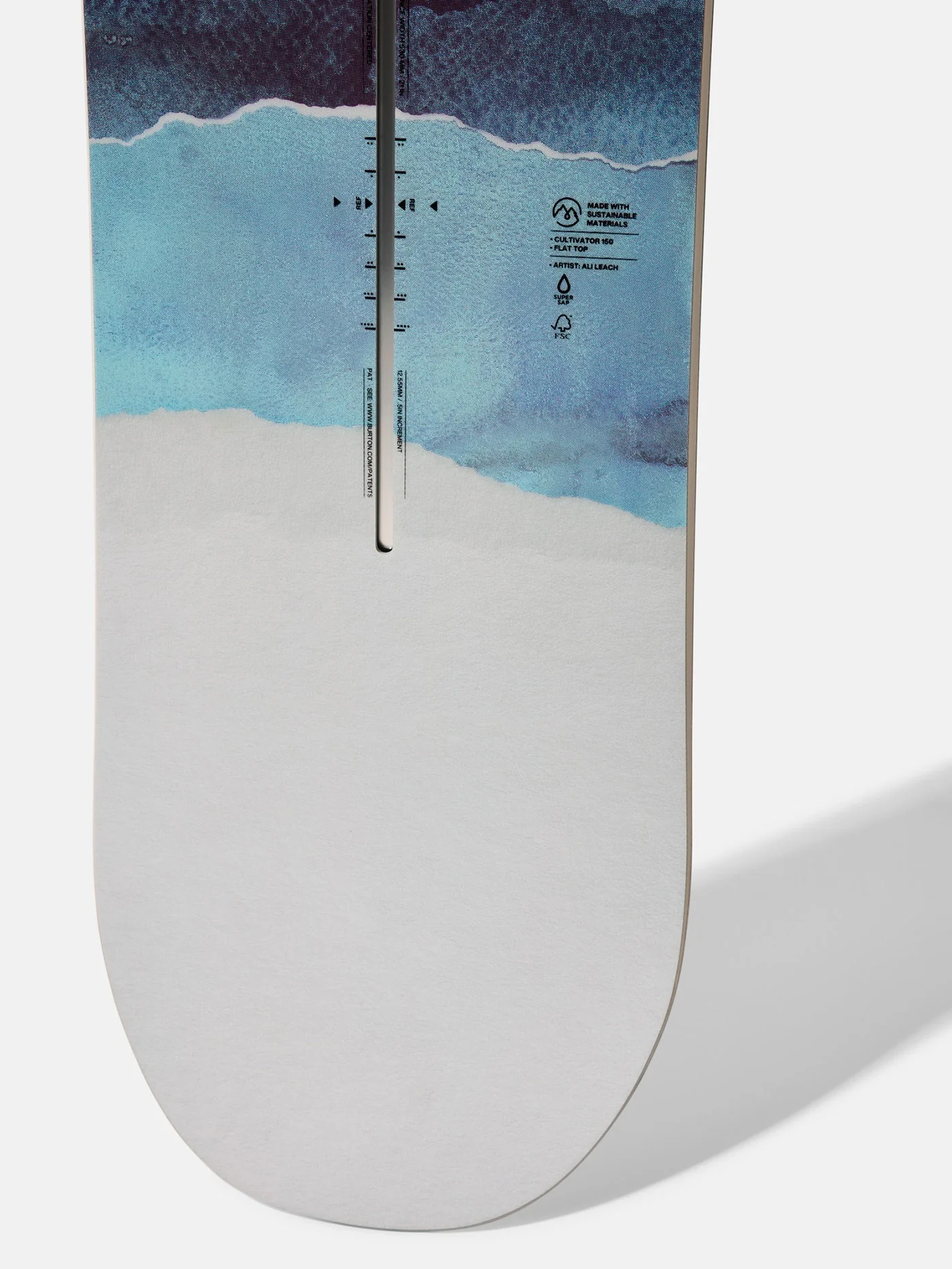 Cultivator Flat Top Watercolor Snowboard - Image 7