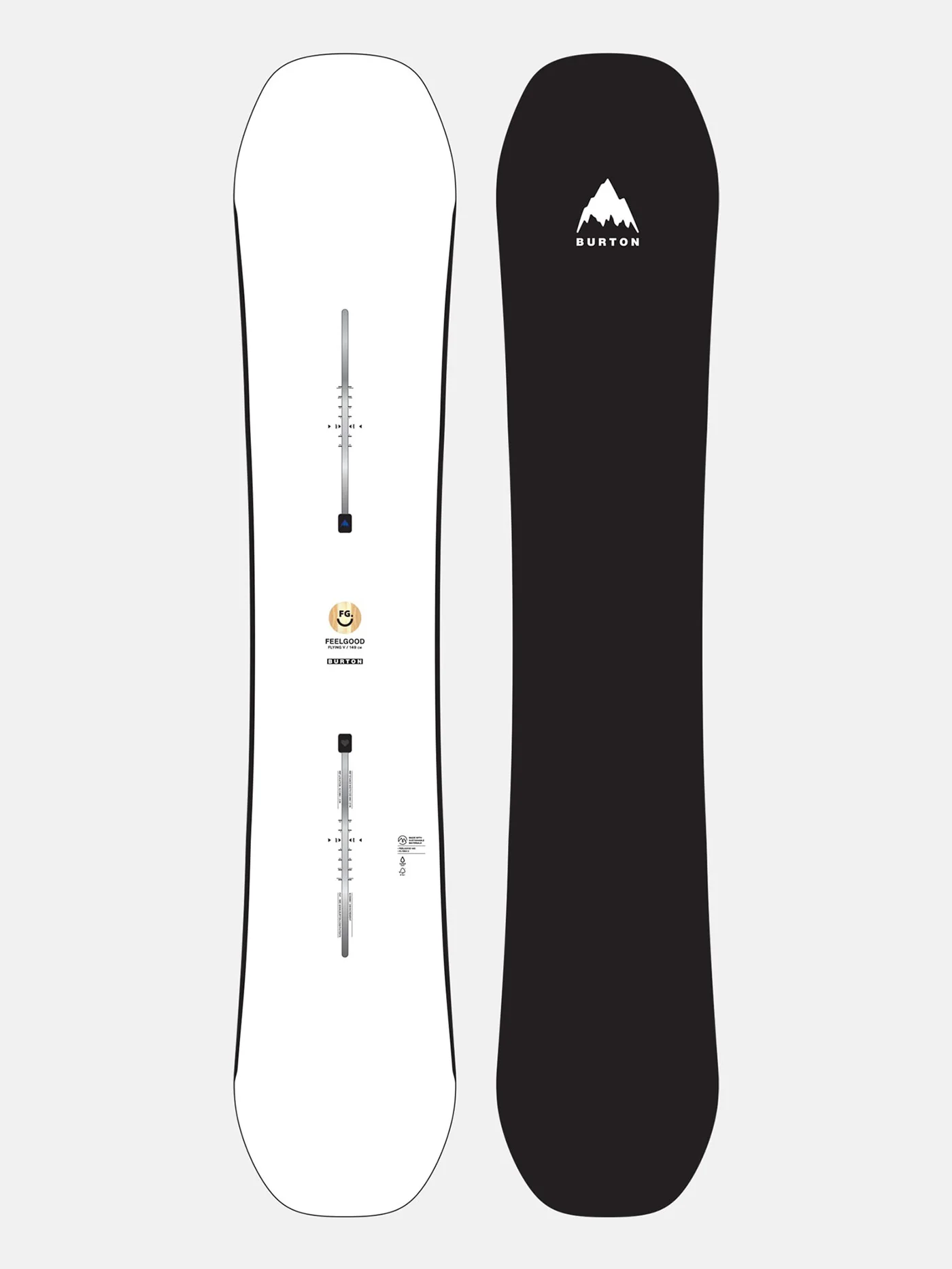 Feelgood Flying V White Snowboard (Women)