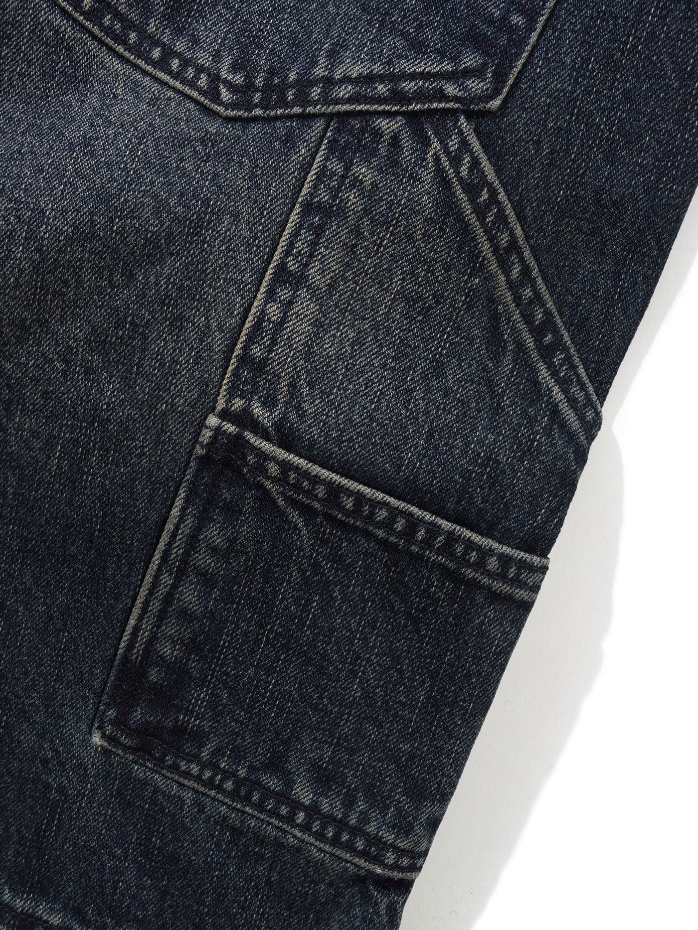 Carpenter Denim Slub Dark Indigo Shorts - Image 6