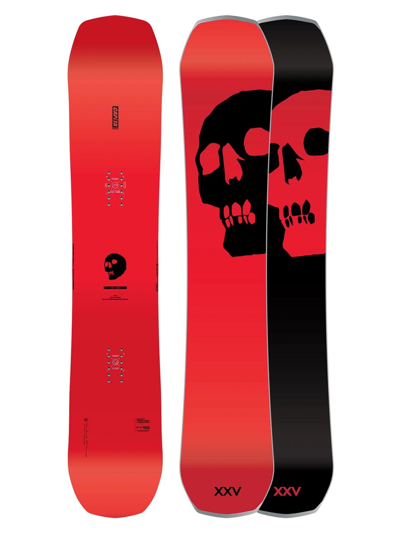 Black Snowboard Of Death 159CM Snowboard