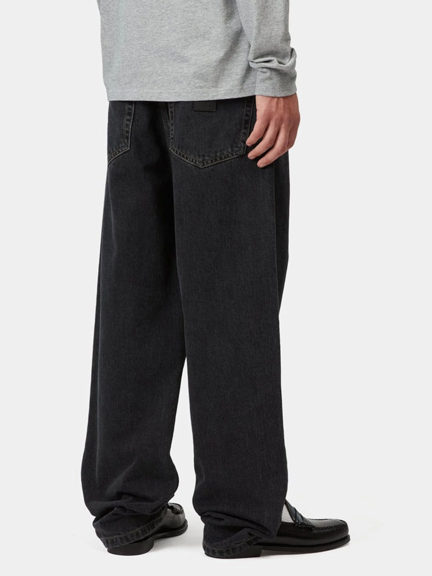 Aaron Black Stone Washed Jeans - Image 2