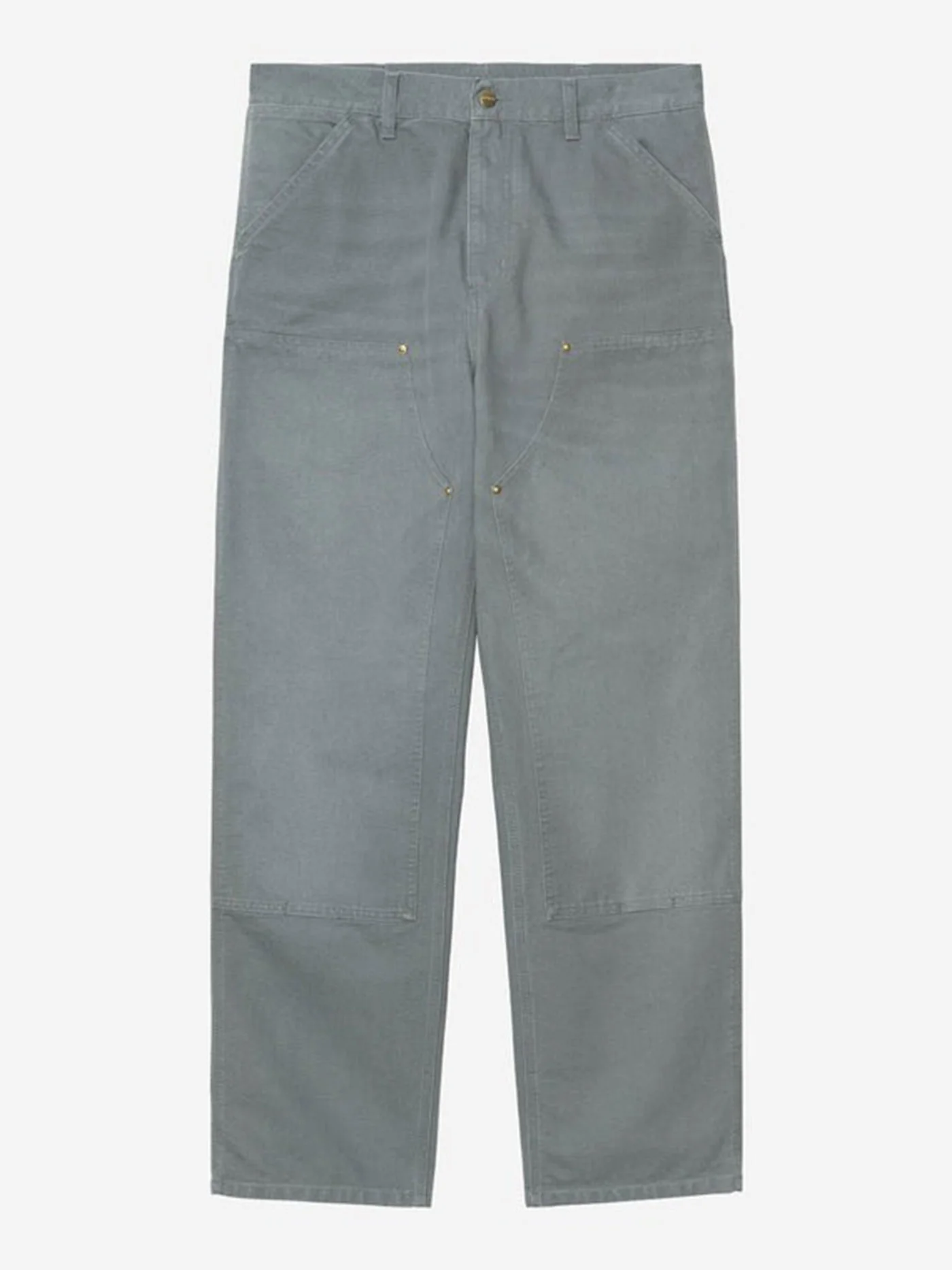 Single Knee Cozy Blue Stone Pants