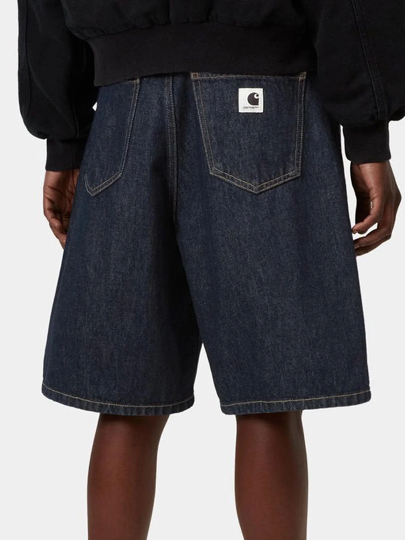 W' Brandon Blue Rinsed Shorts - Image 2
