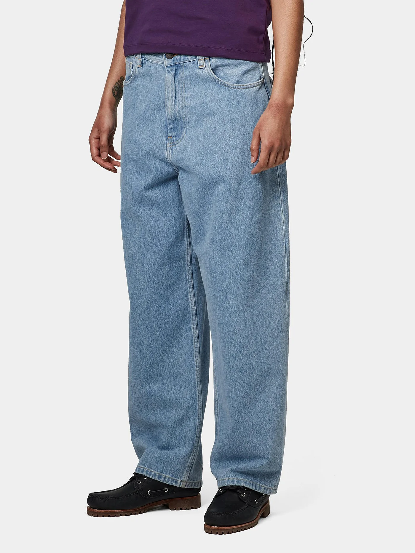 W' Brandon Blue Stone Bleached Jeans - Image 2