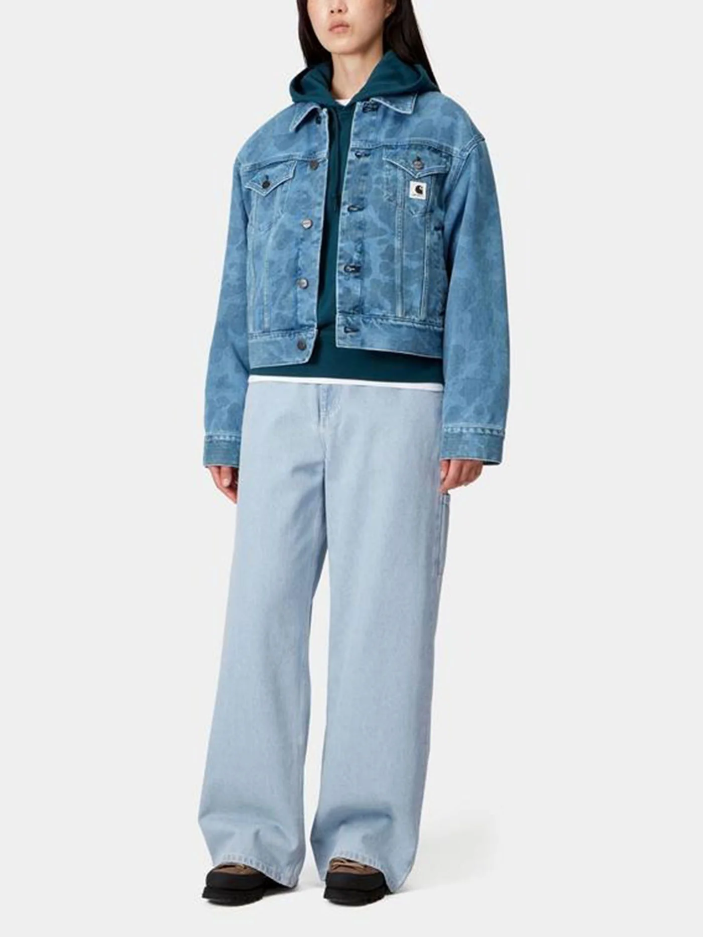 W' Jens Blue Bleached Jeans - Image 4