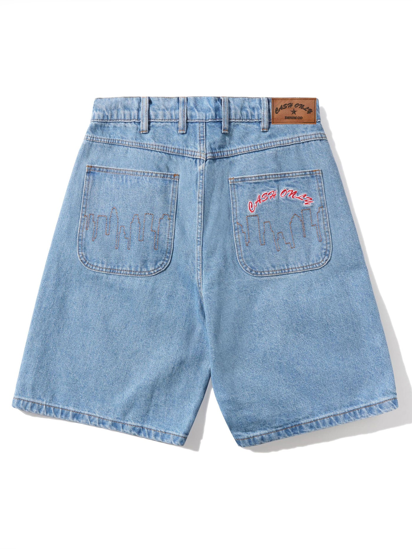 Logo Denim Shorts - Image 2