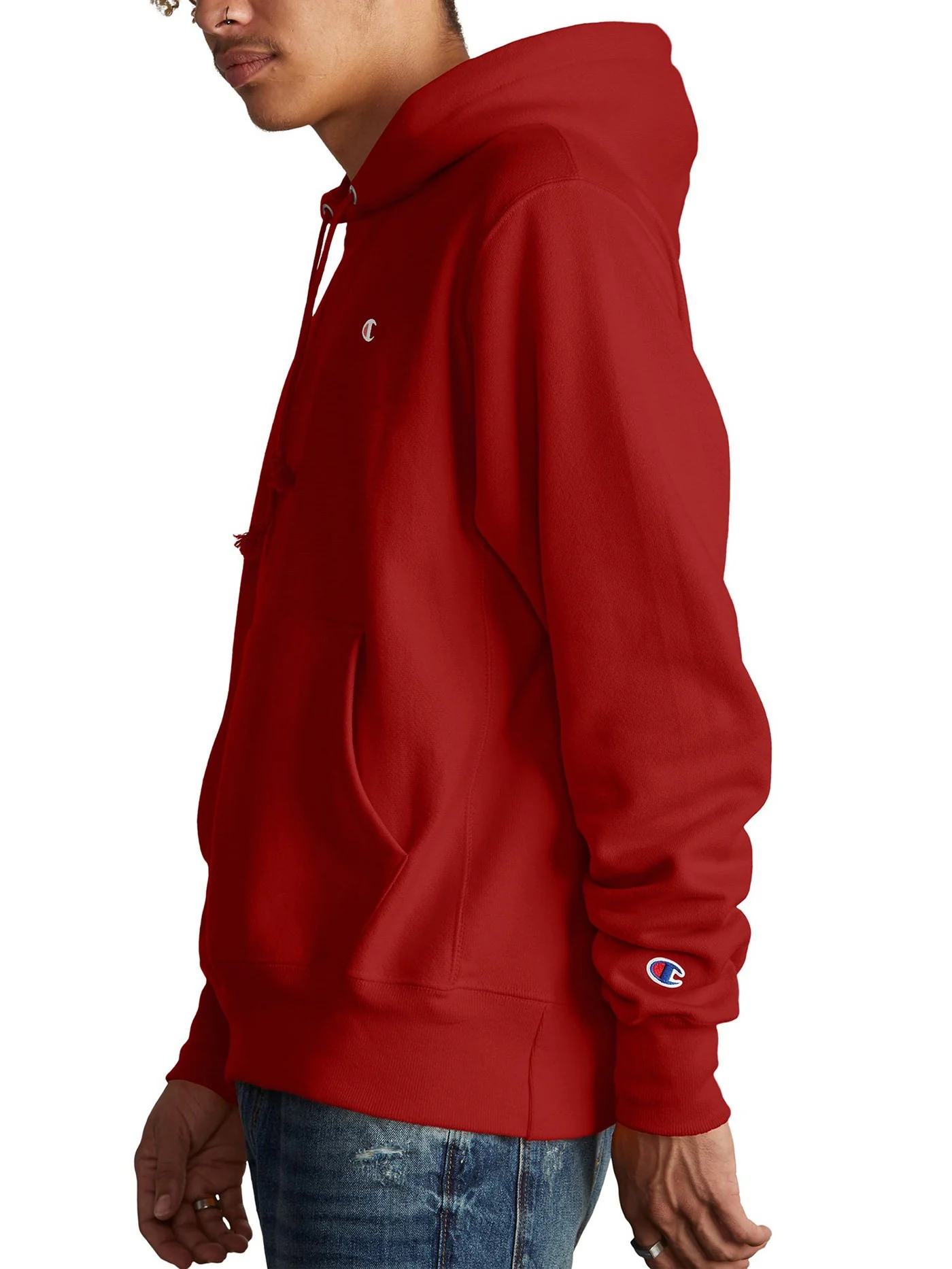 Reverse Weave C Logo Hoodie - Image 4