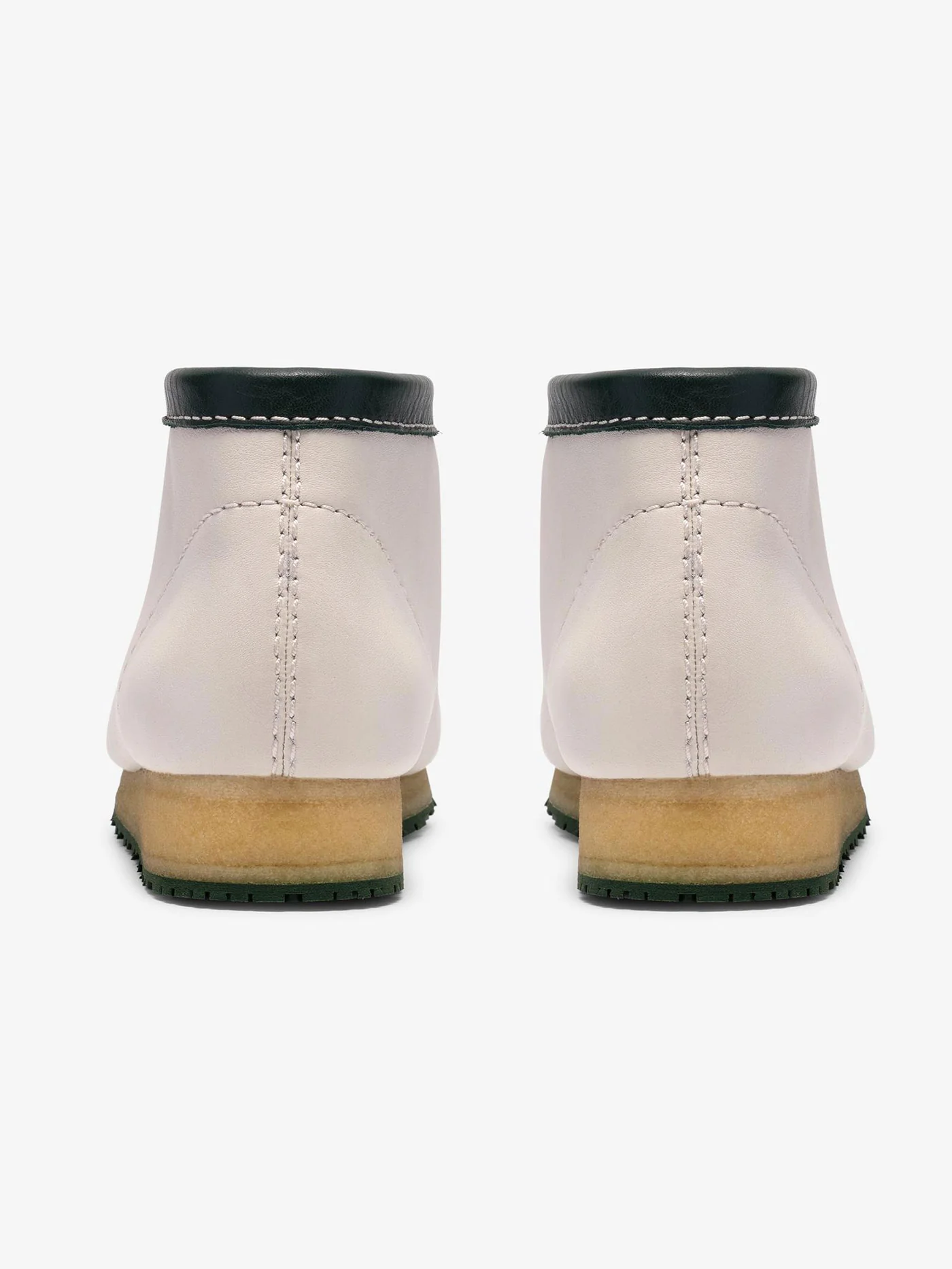Wallabee Rb White Leather Boots - Image 3