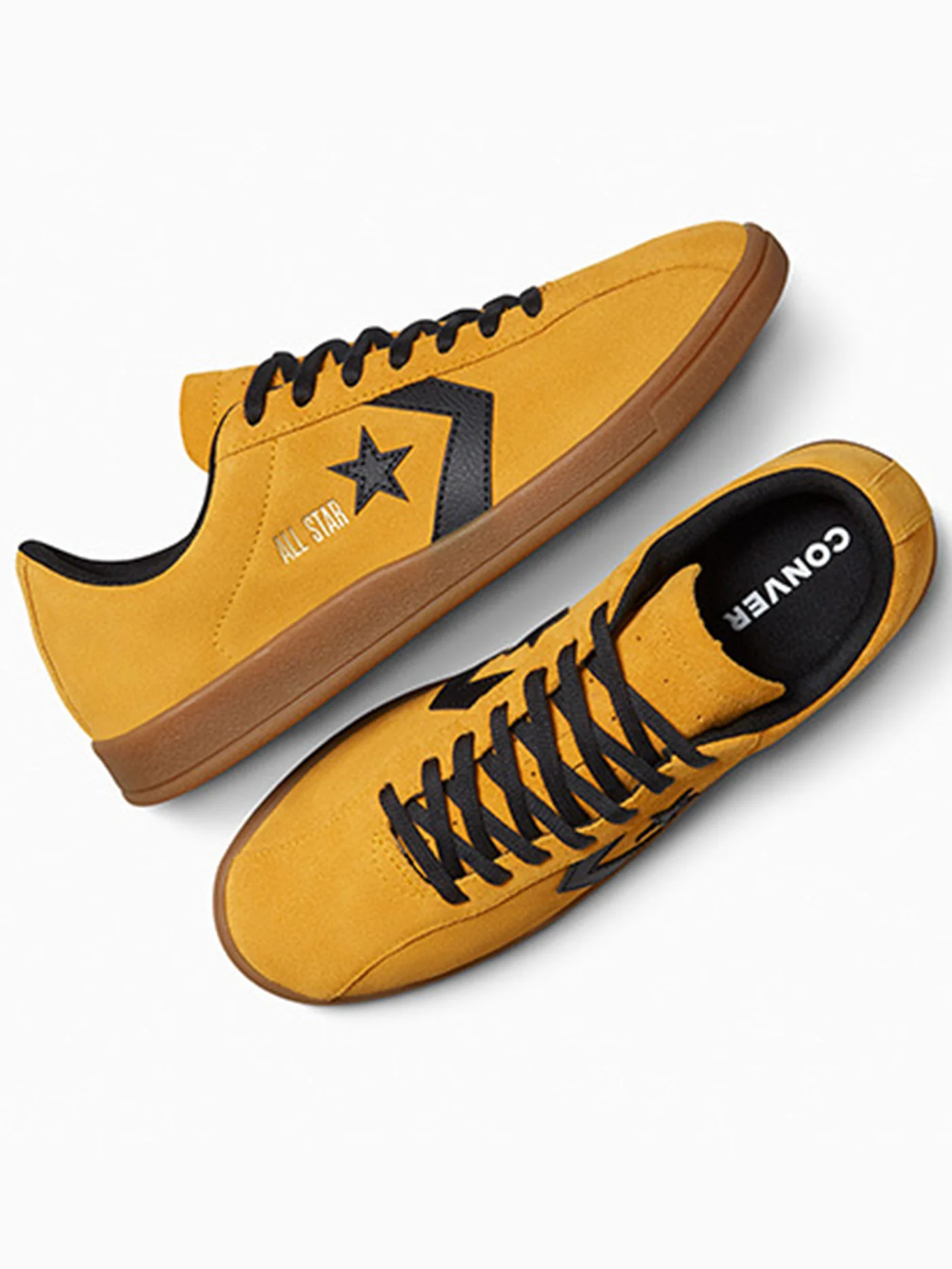 All Star Classic Trainer Suede Yellow Shoes - Image 4