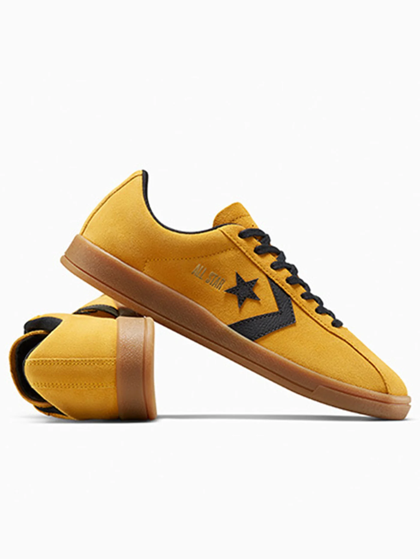 All Star Classic Trainer Suede Yellow Shoes - Image 5