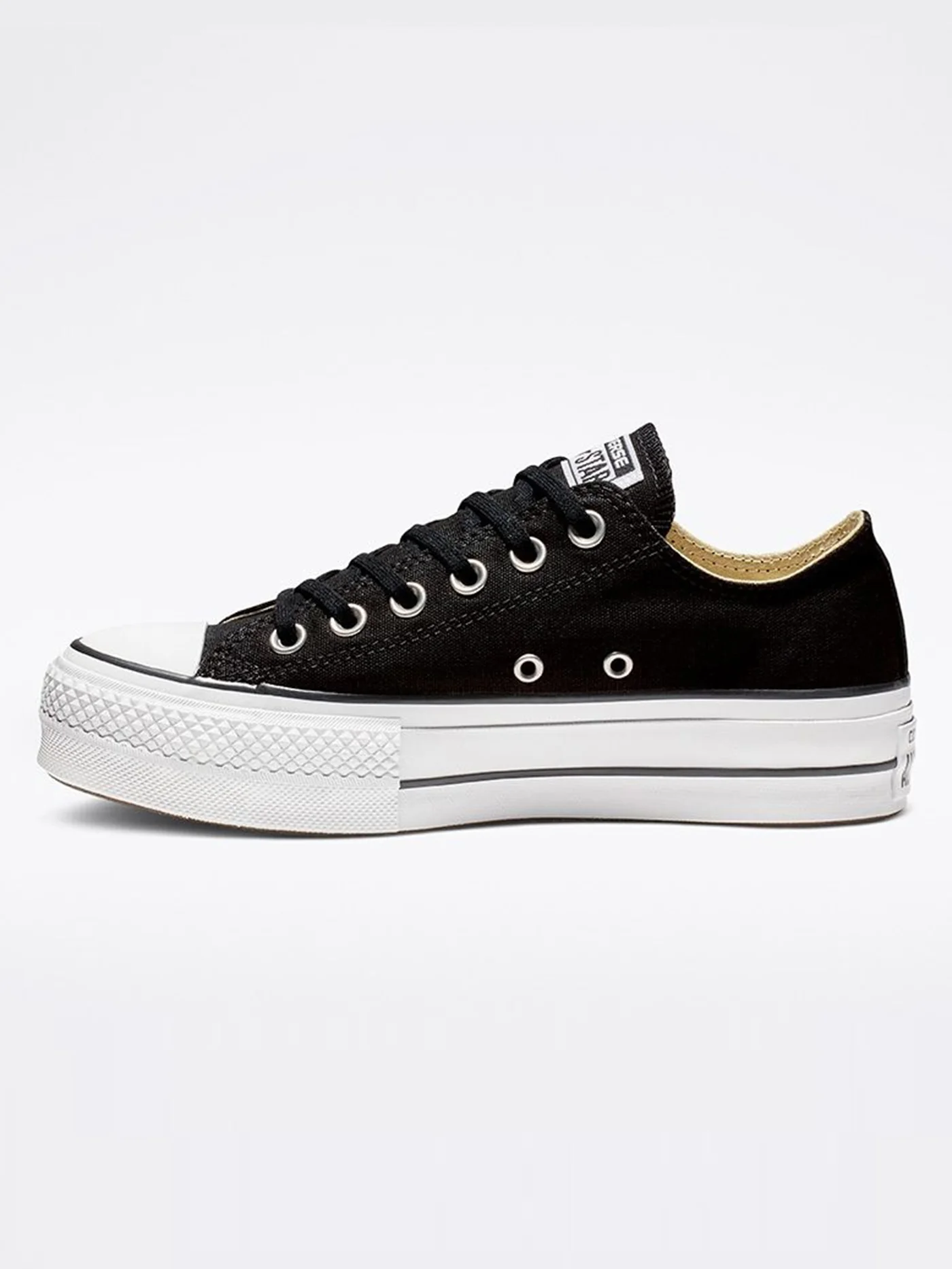 Chuck Taylor All Star Platform Black/White/White Shoes - Image 3