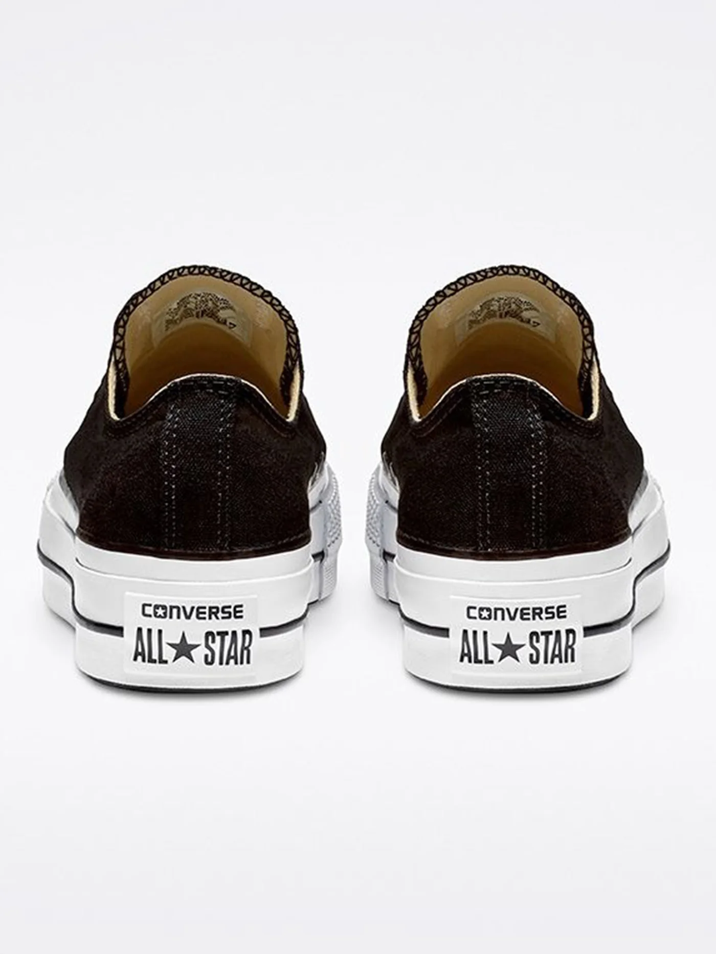 Chuck Taylor All Star Platform Black/White/White Shoes - Image 4