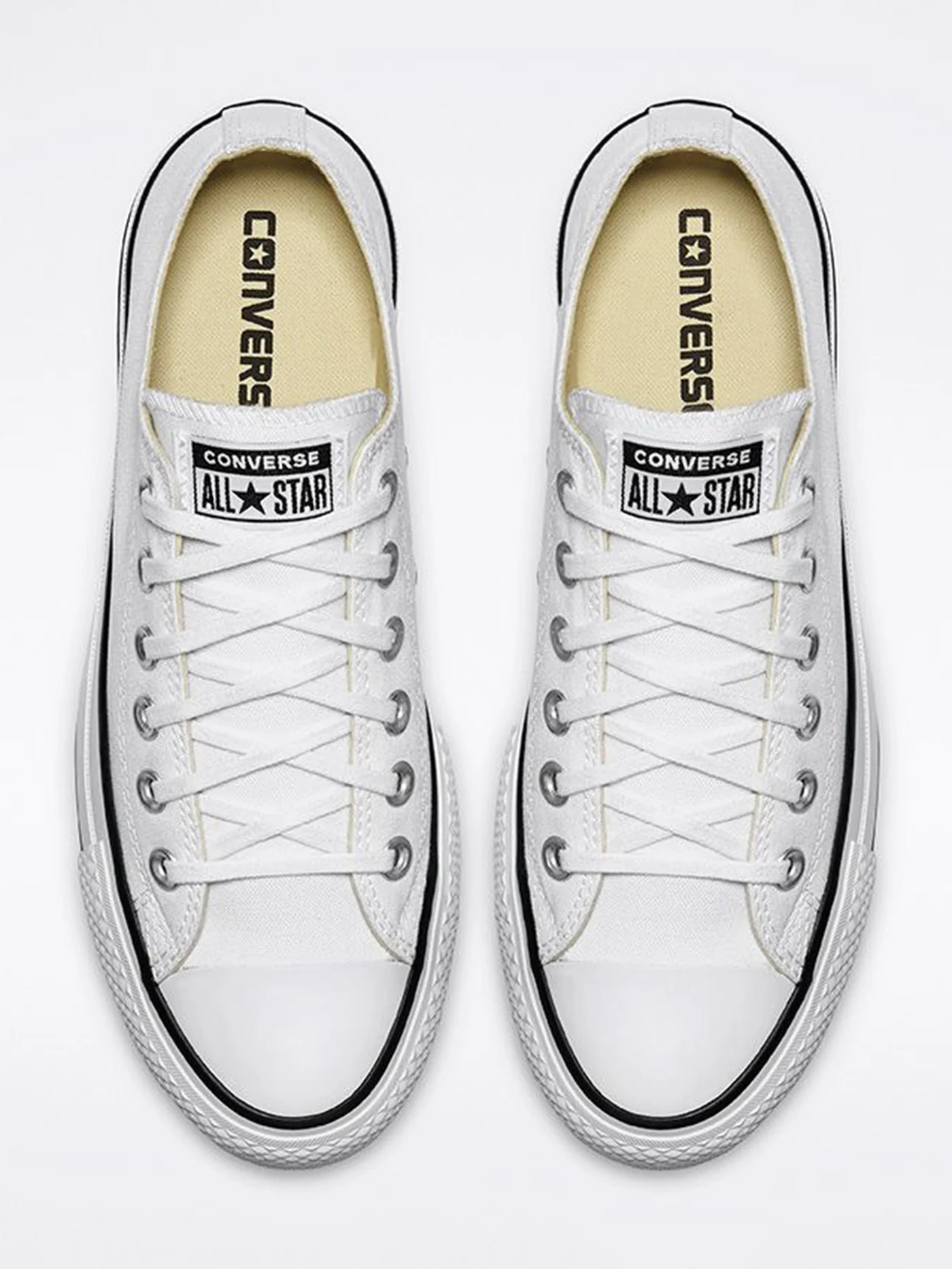 Chuck Taylor All Star Platform White/Black/White Shoes - Image 5