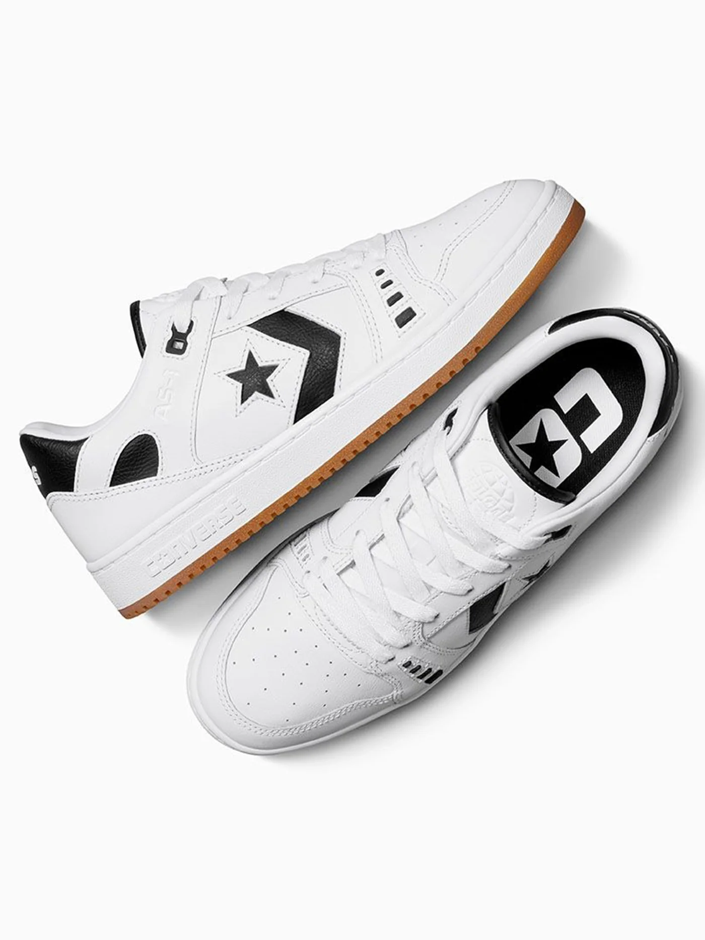 Cons AS-1 Pro White/Black/White Shoes - Image 5