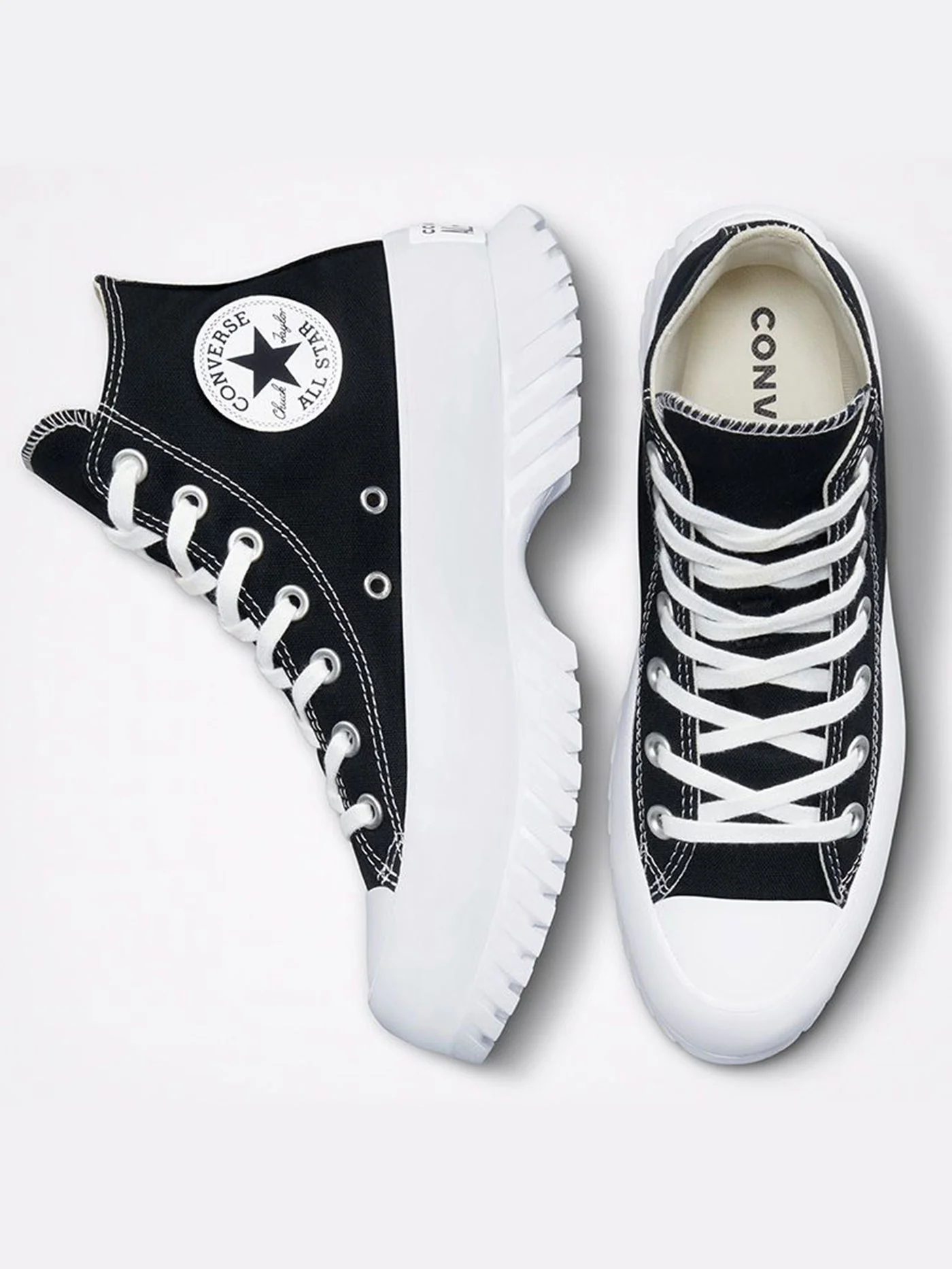 CT AS Lugged 2.0 Black/Egret/White Platform Shoes - Image 4