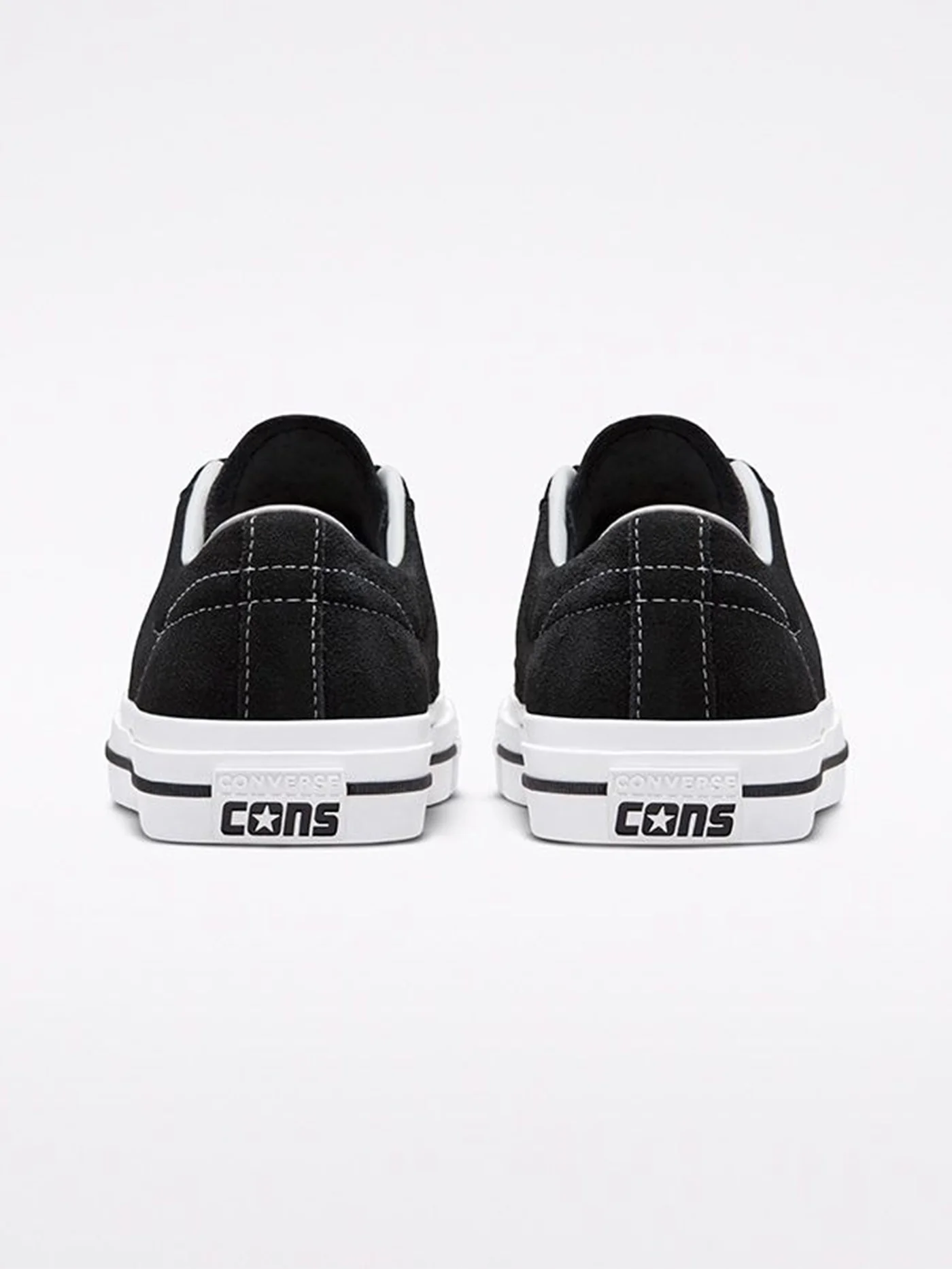 One Star Pro Low Top Black/Black/White Shoes - Image 4