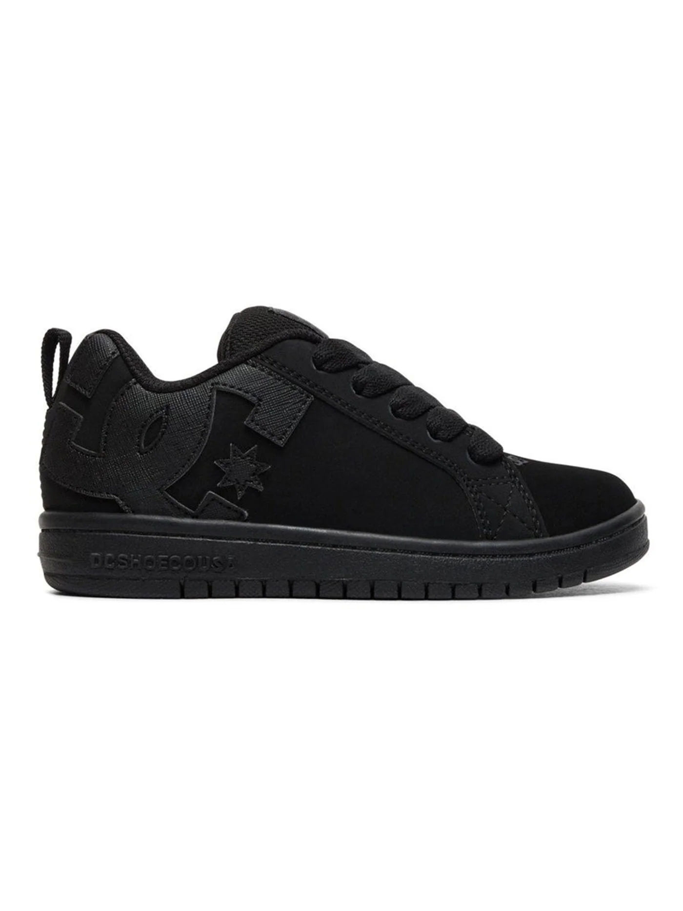 Court Graffik Black/Black Shoes (Kids)