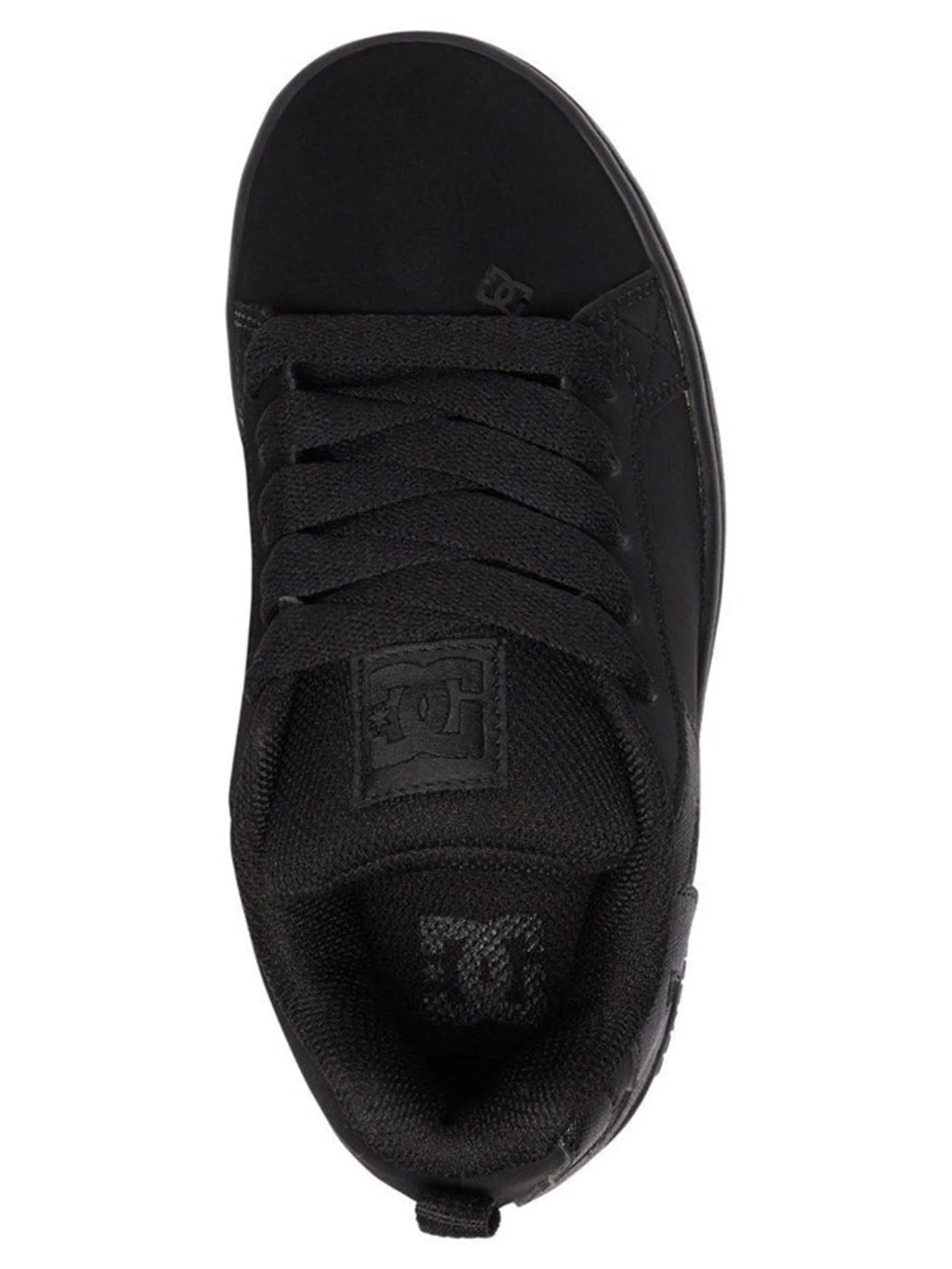 Court Graffik Black/Black Shoes (Kids) - Image 5